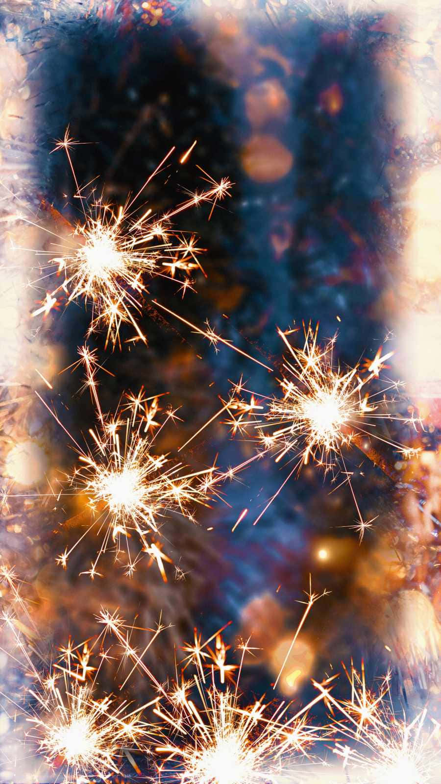 Background ng Sparklers Fireworks Wallpaper