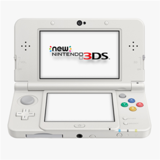 Bagong Nintendo 3DS Puti Bukas Wallpaper