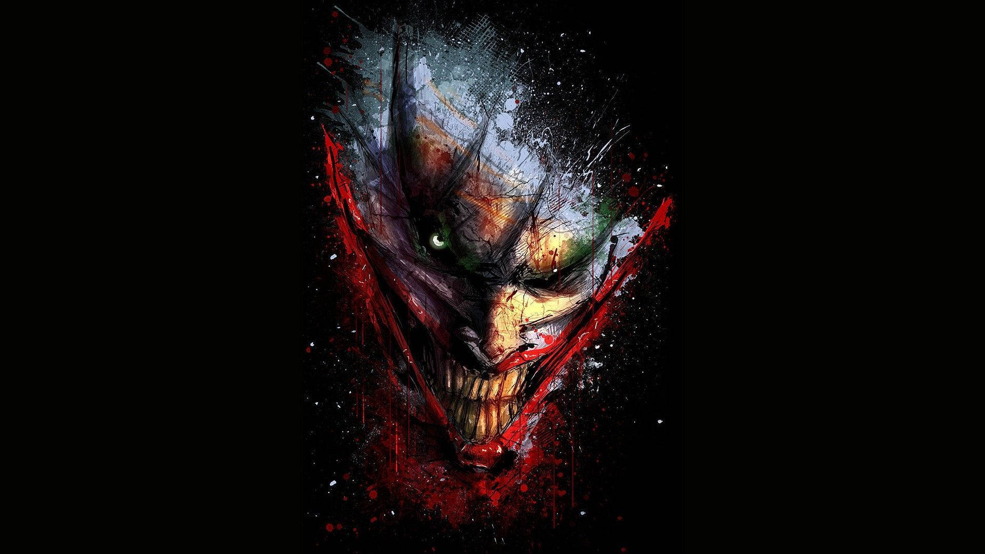 Balat ng Mukha ni Joker na Tinanggal Wallpaper