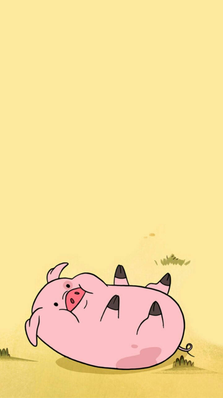 Baliktad na Waddles Wallpaper