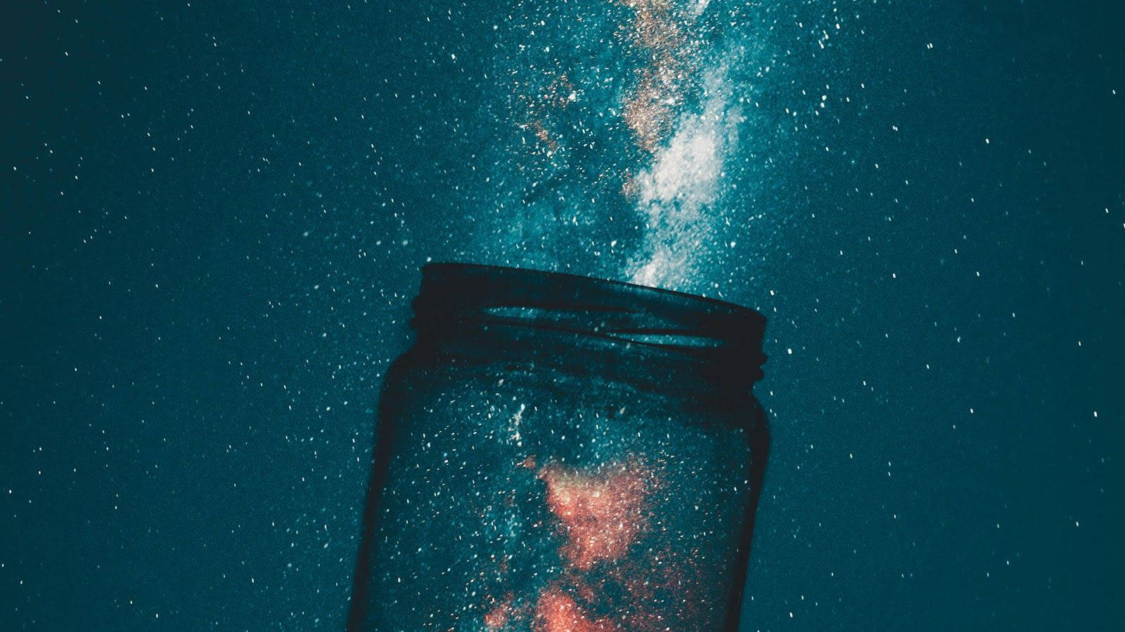 Banga ng Aesthetic ng Kalawakan Wallpaper