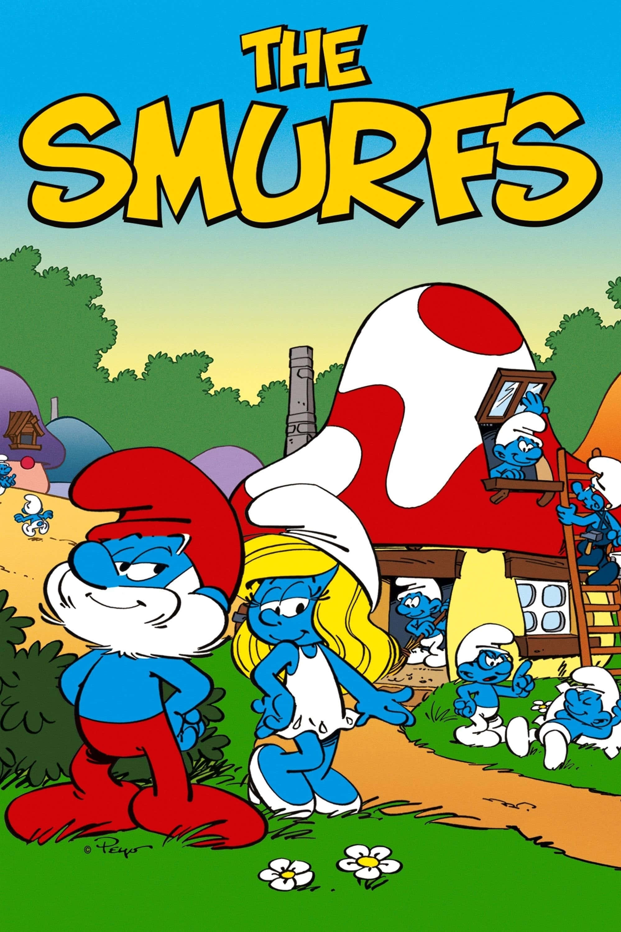 Baryo ng mga Smurf sa Gubat Wallpaper
