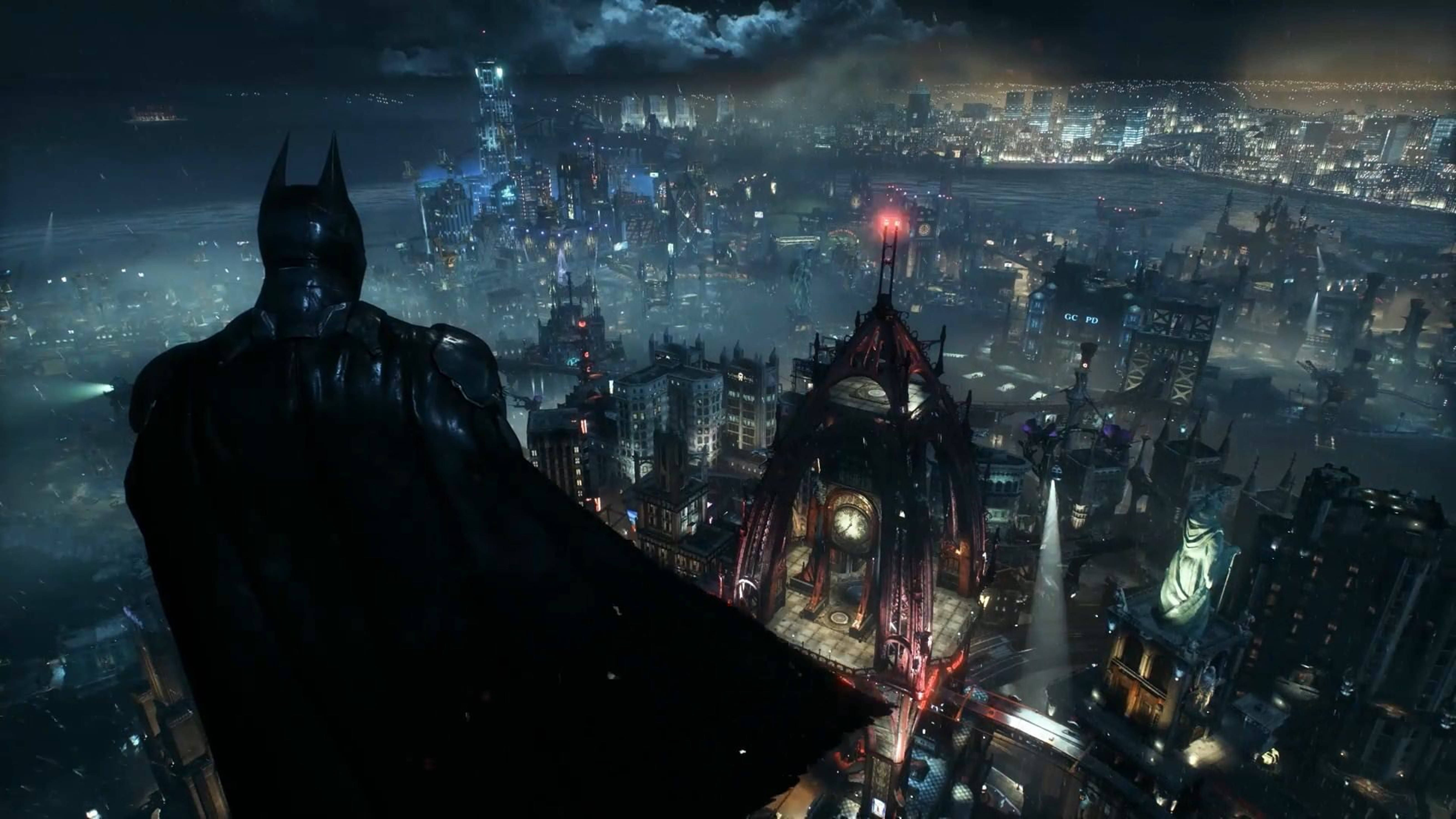 Batman na Nakatingin sa Arkham City 4K Wallpaper
