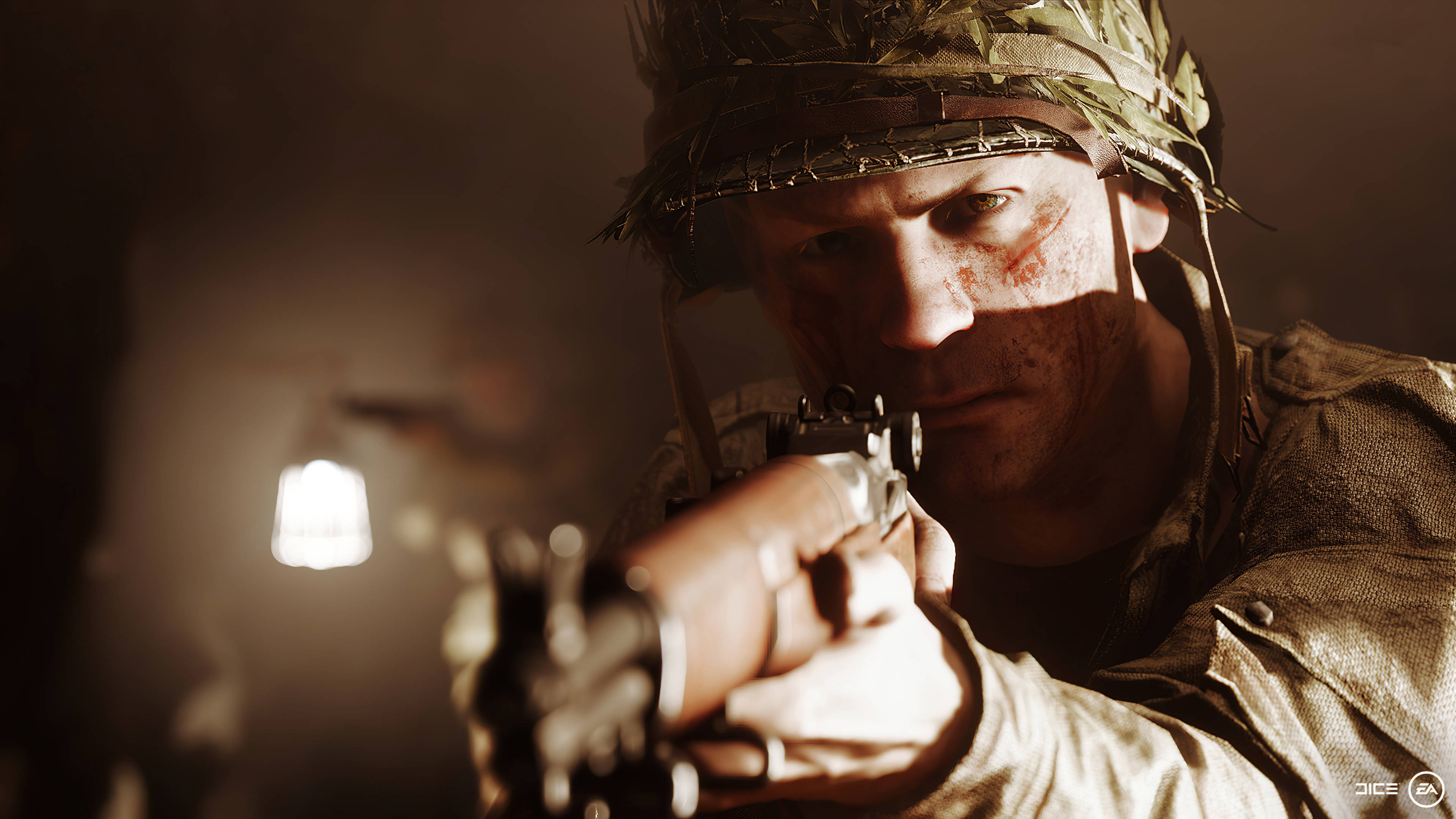Battlefield 5 4K Malapitang Baril ng Baril na Baril Wallpaper