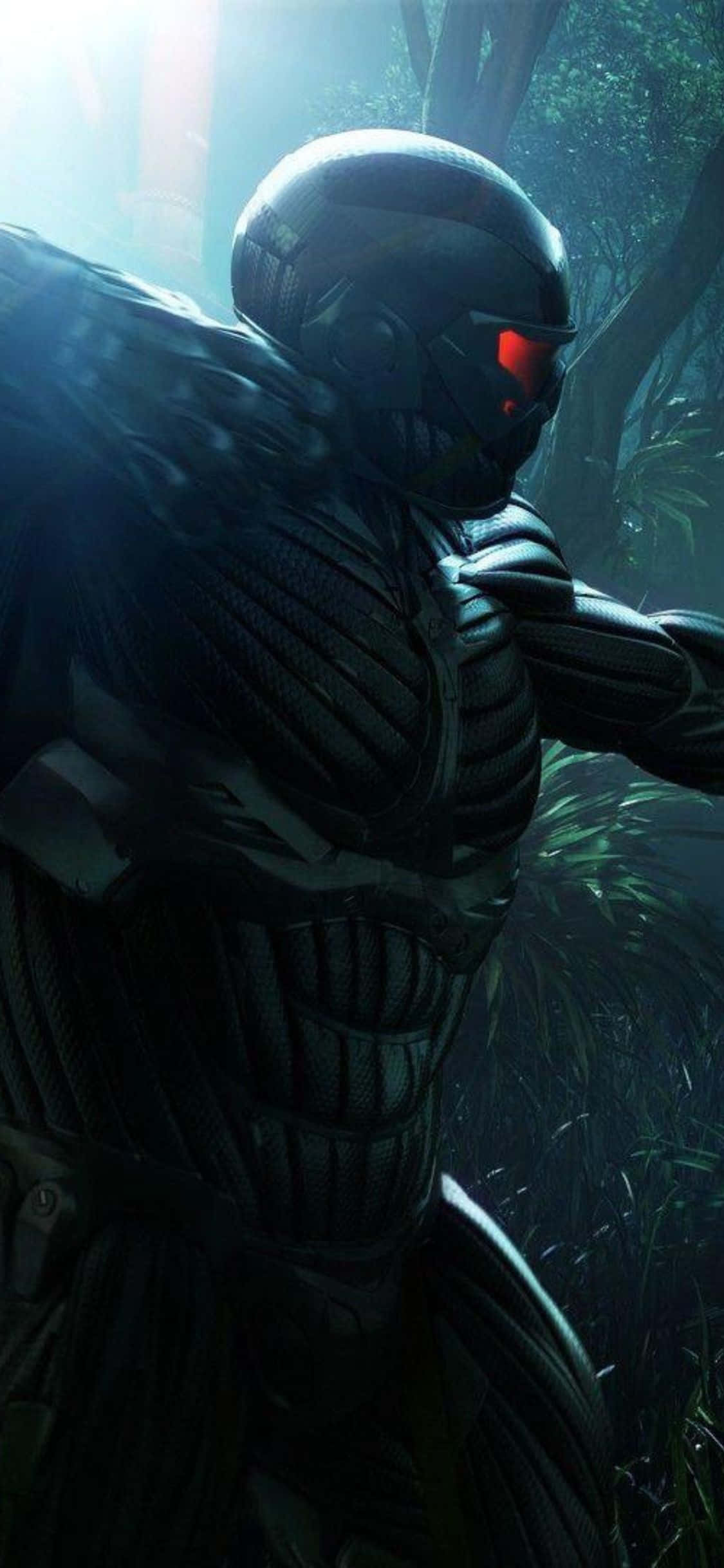 Magíng pinakamataas na Mandirigma sa Iyong iPhone X gamit ang Crysis 3 Wallpaper