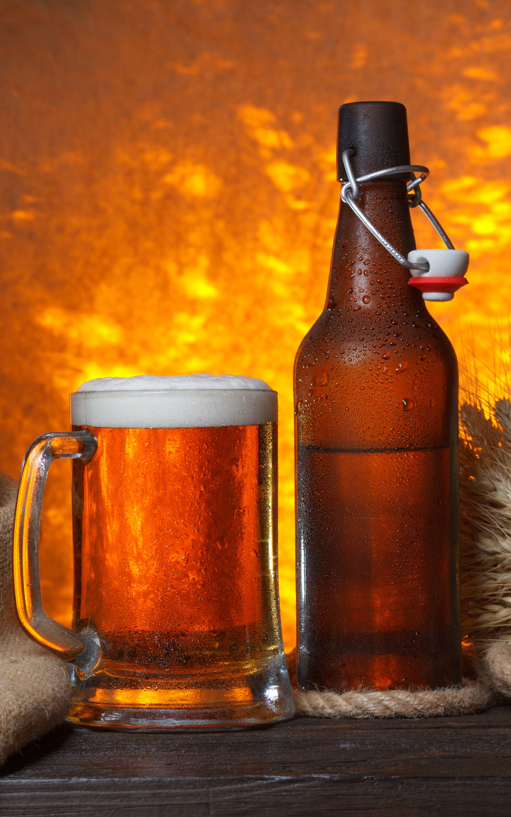 Beer Bottle Pint Ng Brown Ale Wallpaper