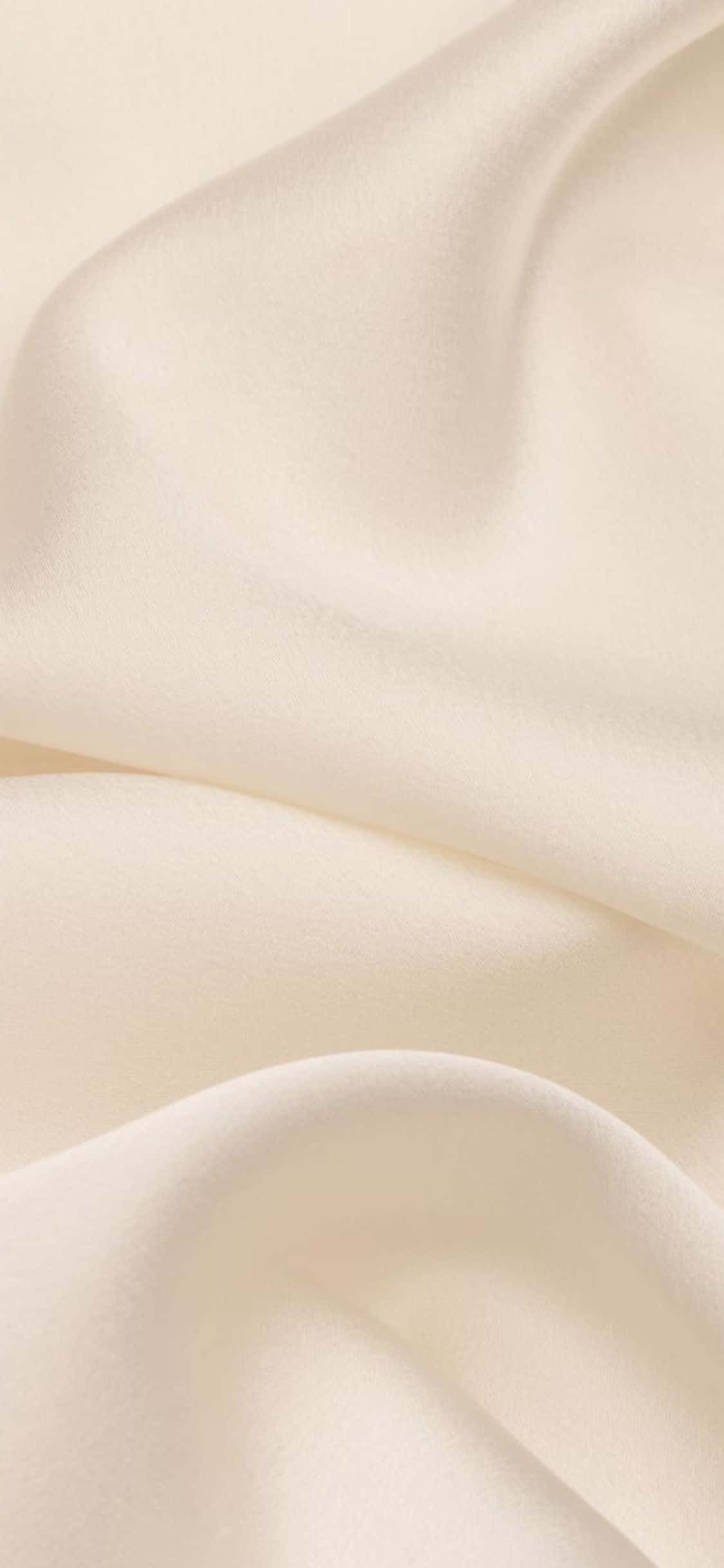 Beige Silk iPhone X Minimal Background Wallpaper