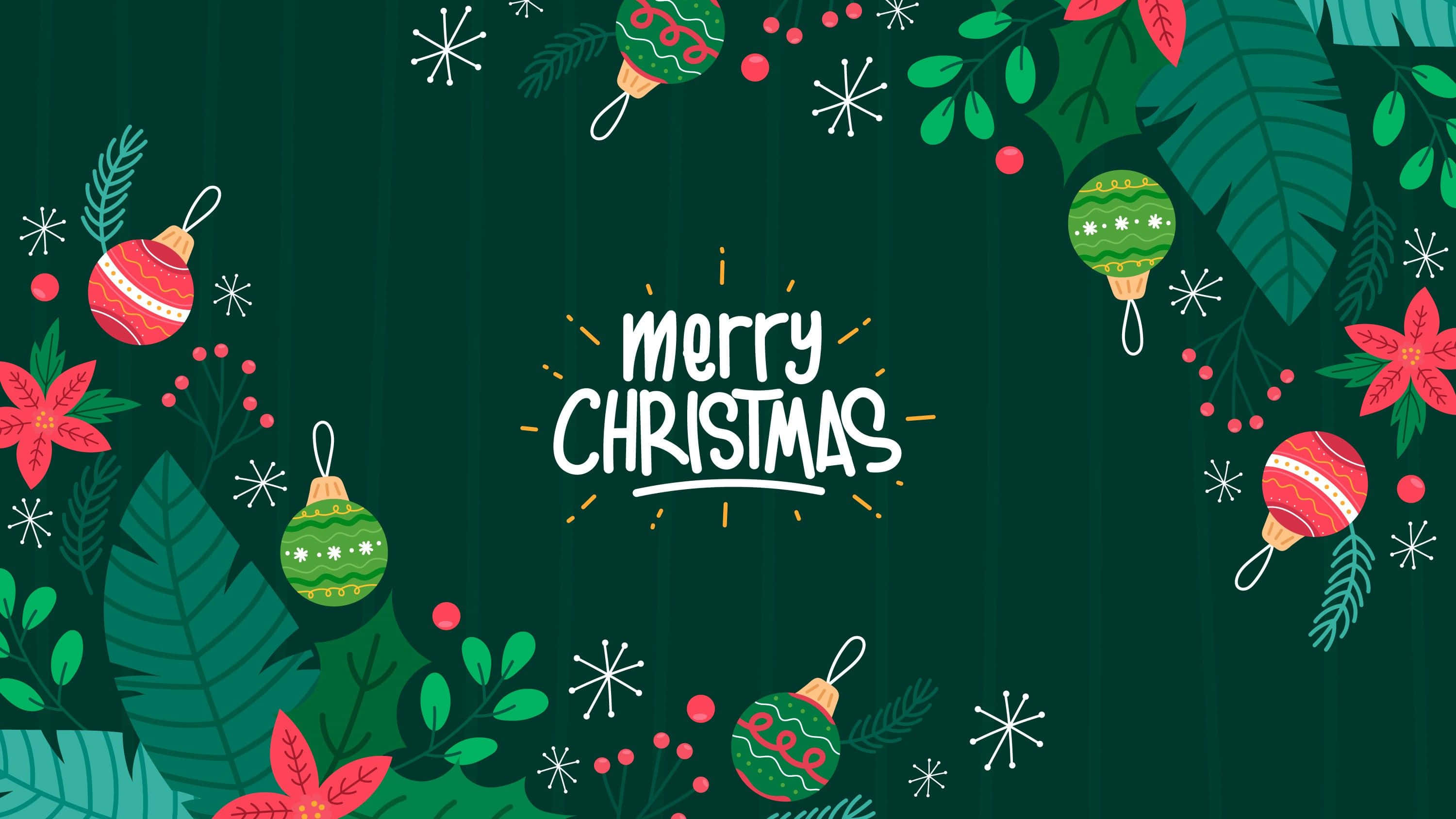 Berde Maligayang Pasko Pagbati Wallpaper