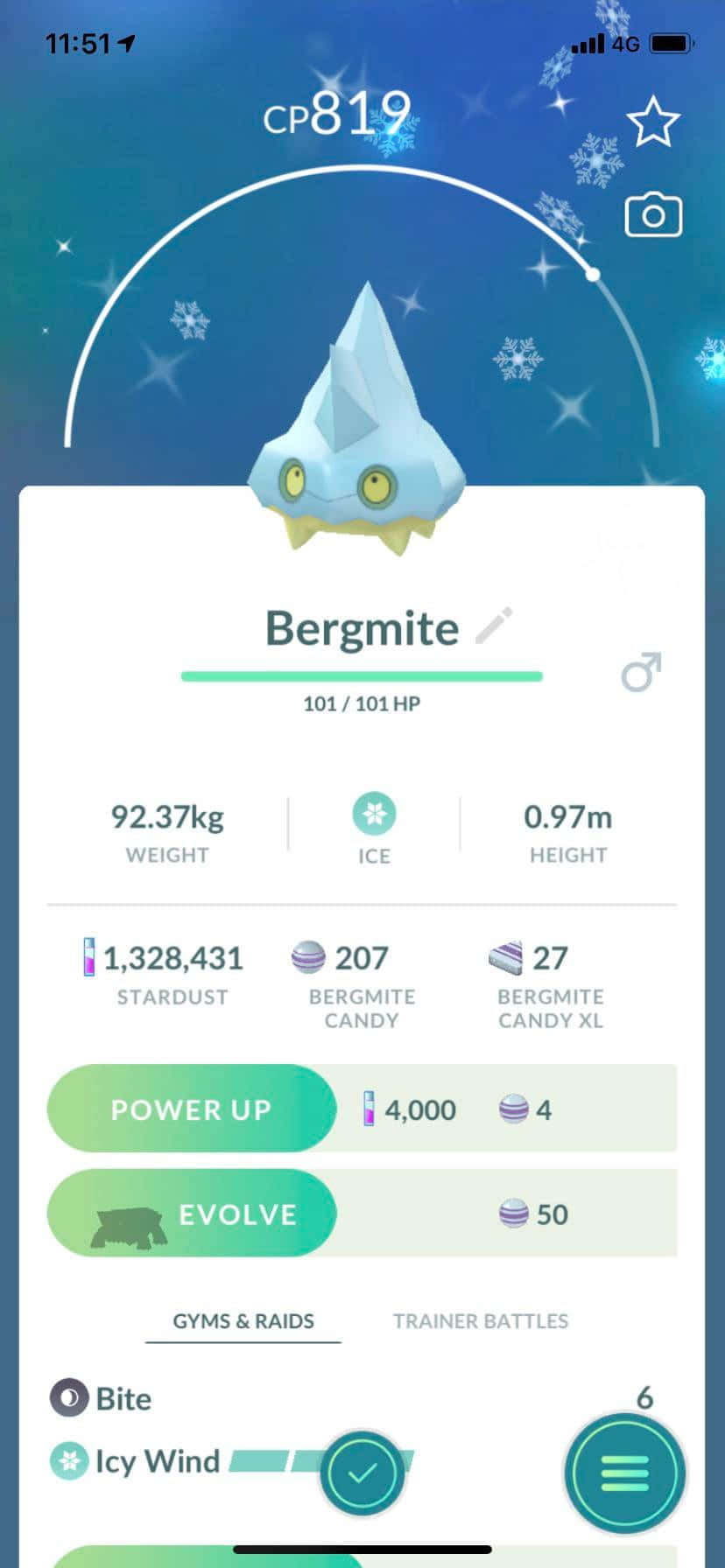 Bergmite Na May 101 HP Wallpaper