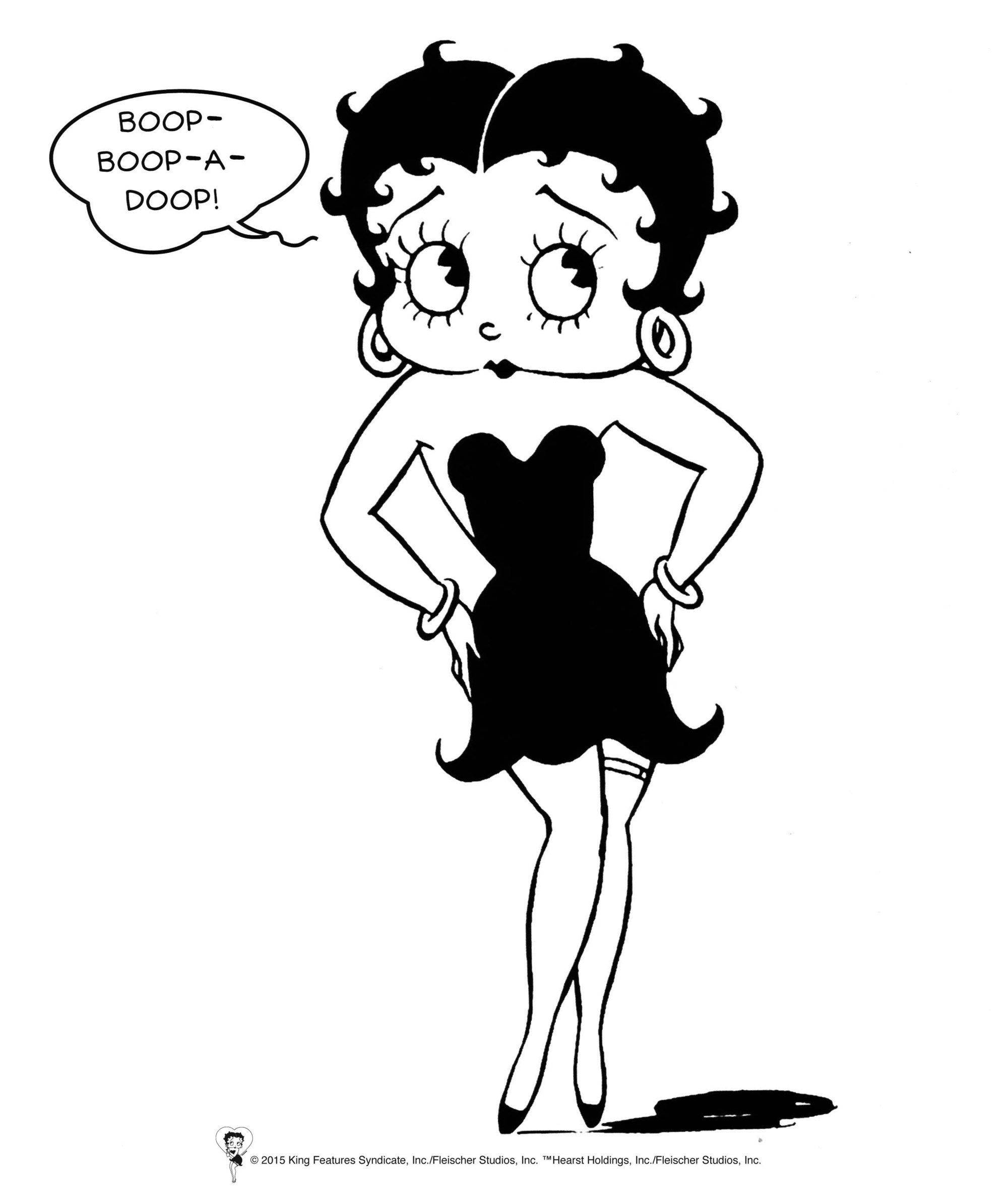 Betty Boop na Comic Art Wallpaper
