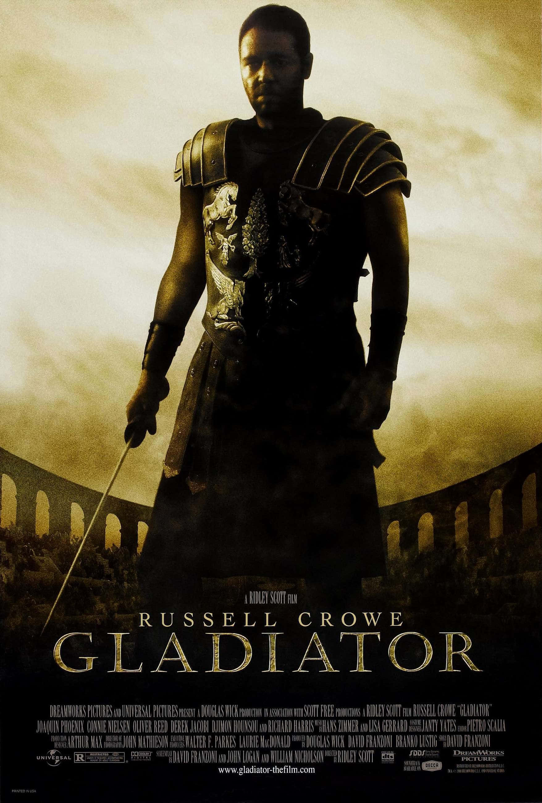 "Mas Malaki sa Buhay: Maximus Decimus Meridius sa epikong gladyador film na "Gladiator" Wallpaper