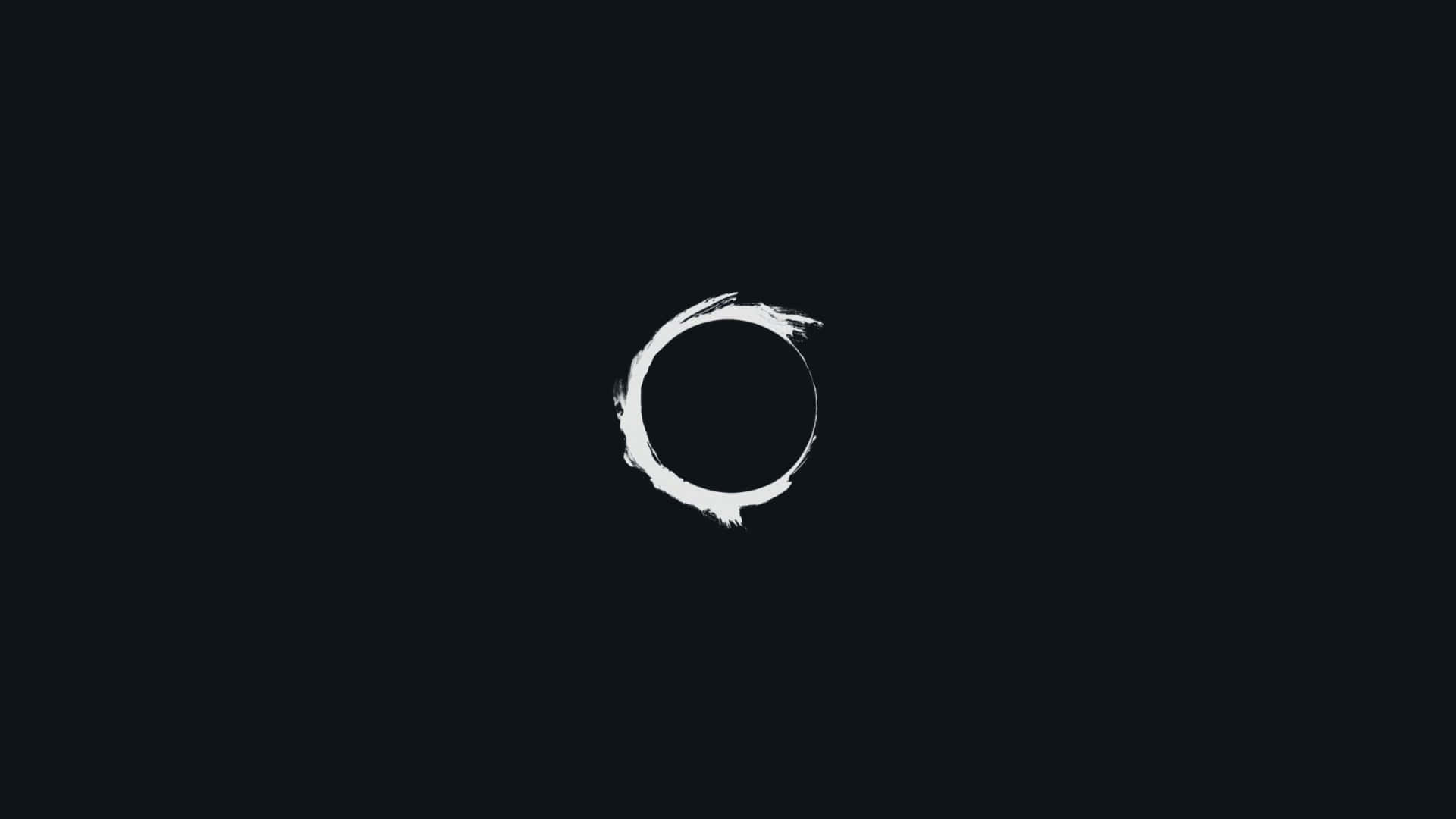 Bilog na Itim na Void Wallpaper