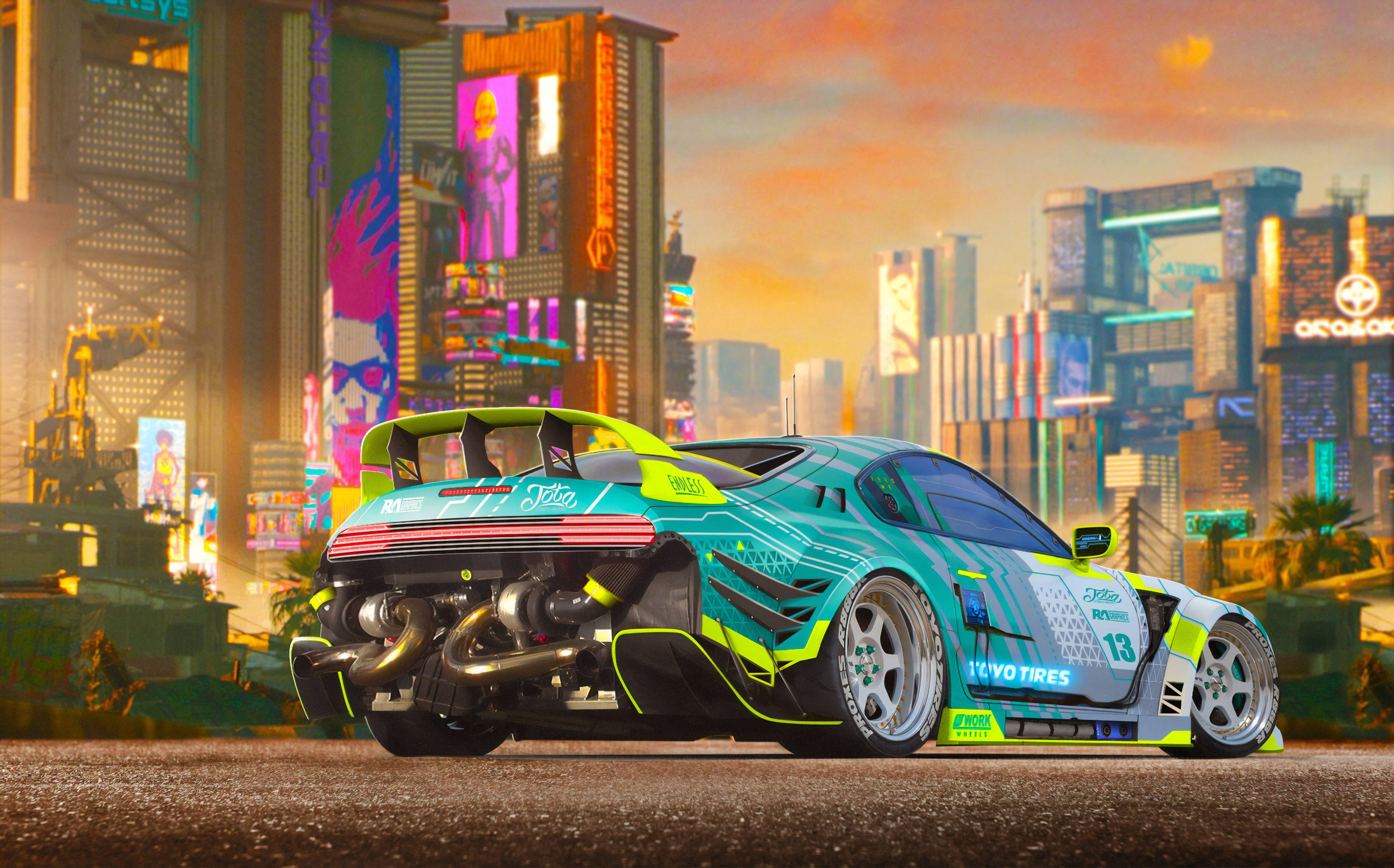 Binagong Sports Car 4K Wallpaper