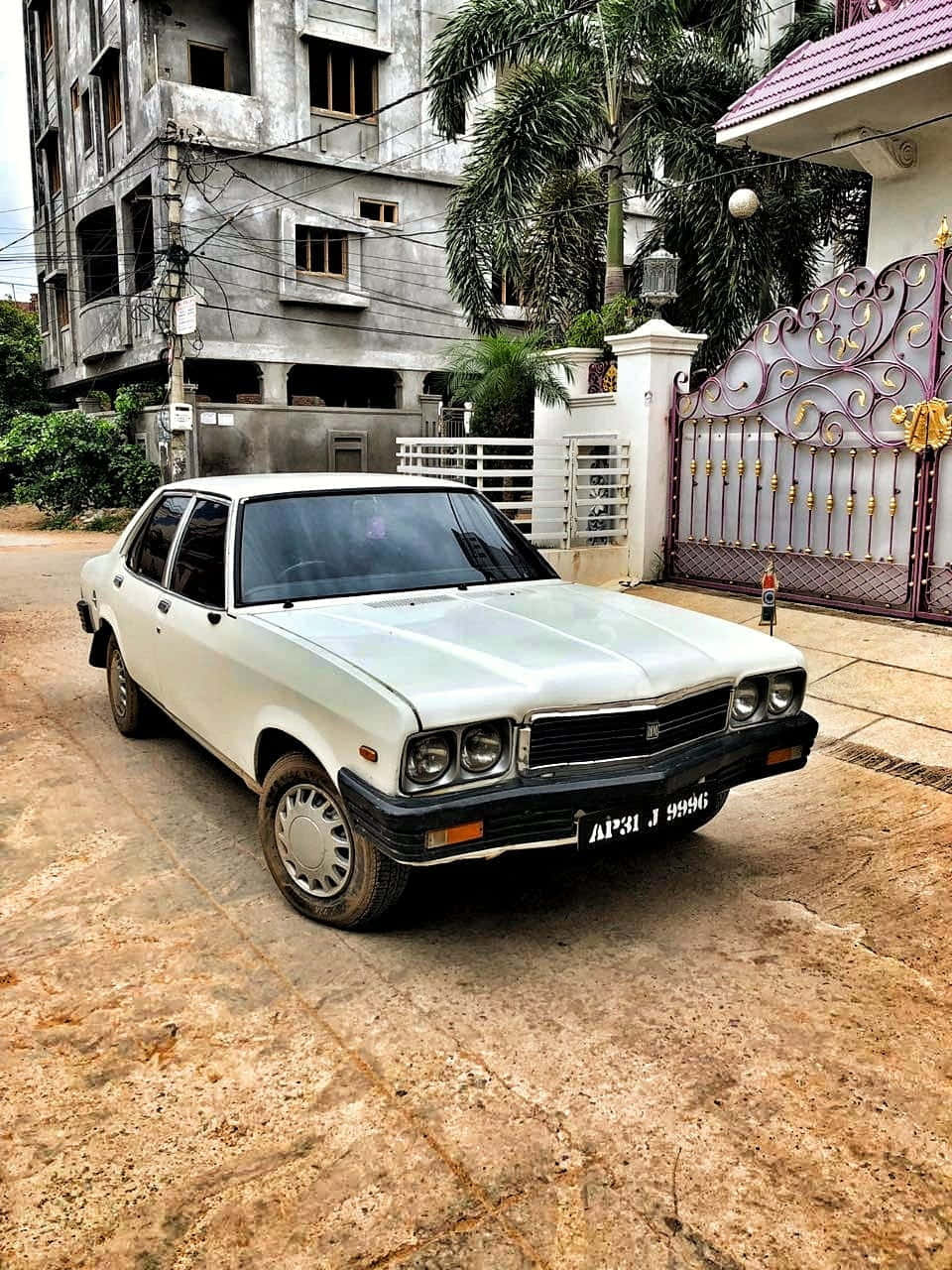 Bintahing Hindustan Motors Ambassador na Kotse Wallpaper