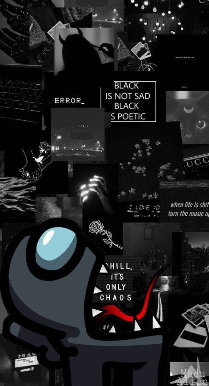 Black Alien Impostor ng Among US Wallpaper