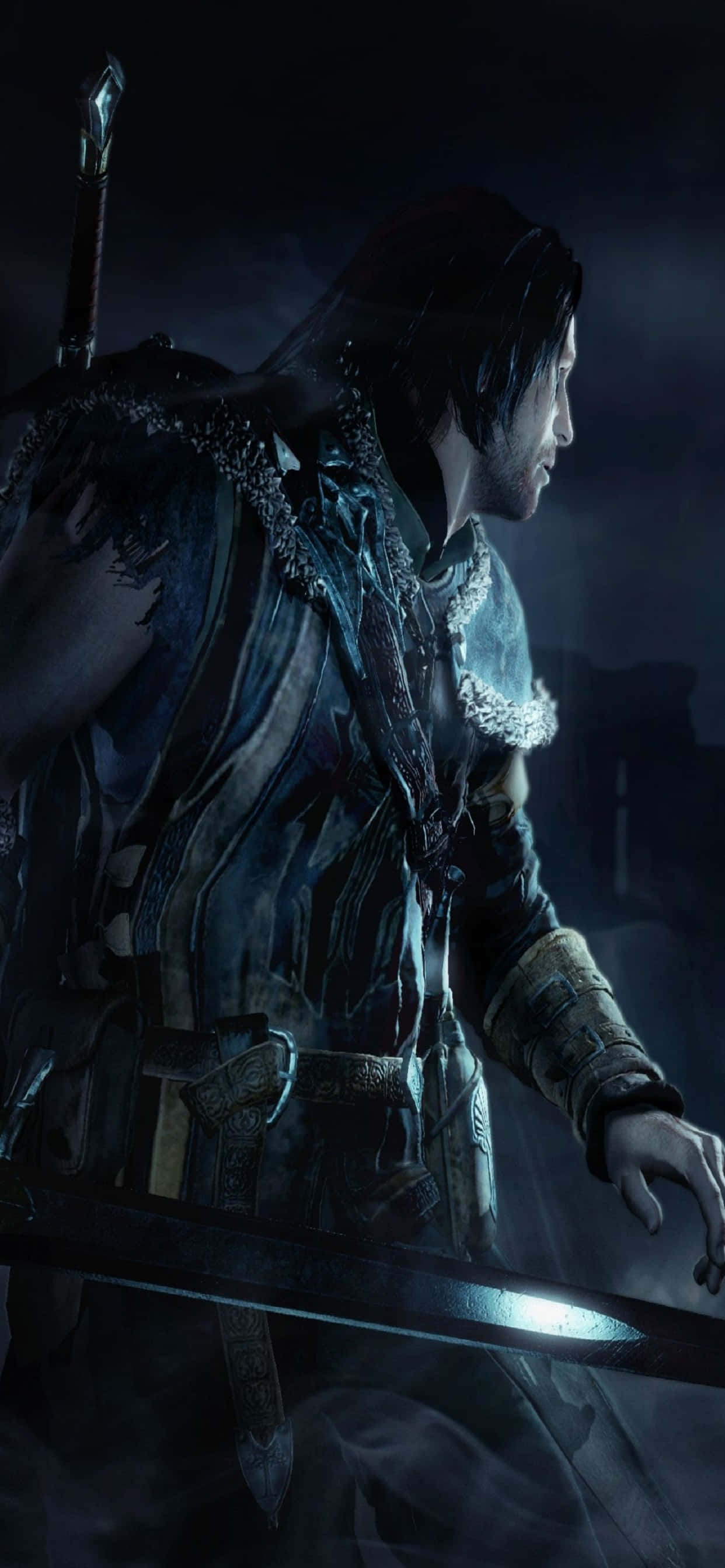 Black Gate Captain iPhone Xs Max Shadow Of Mordor Background Wallpaper