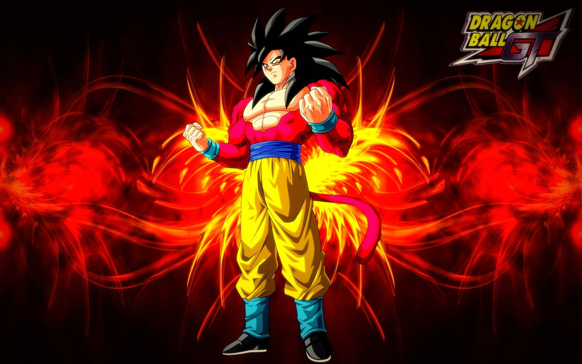 Black Goku na Nagpapakita ng Matinding Kapangyarihan Wallpaper