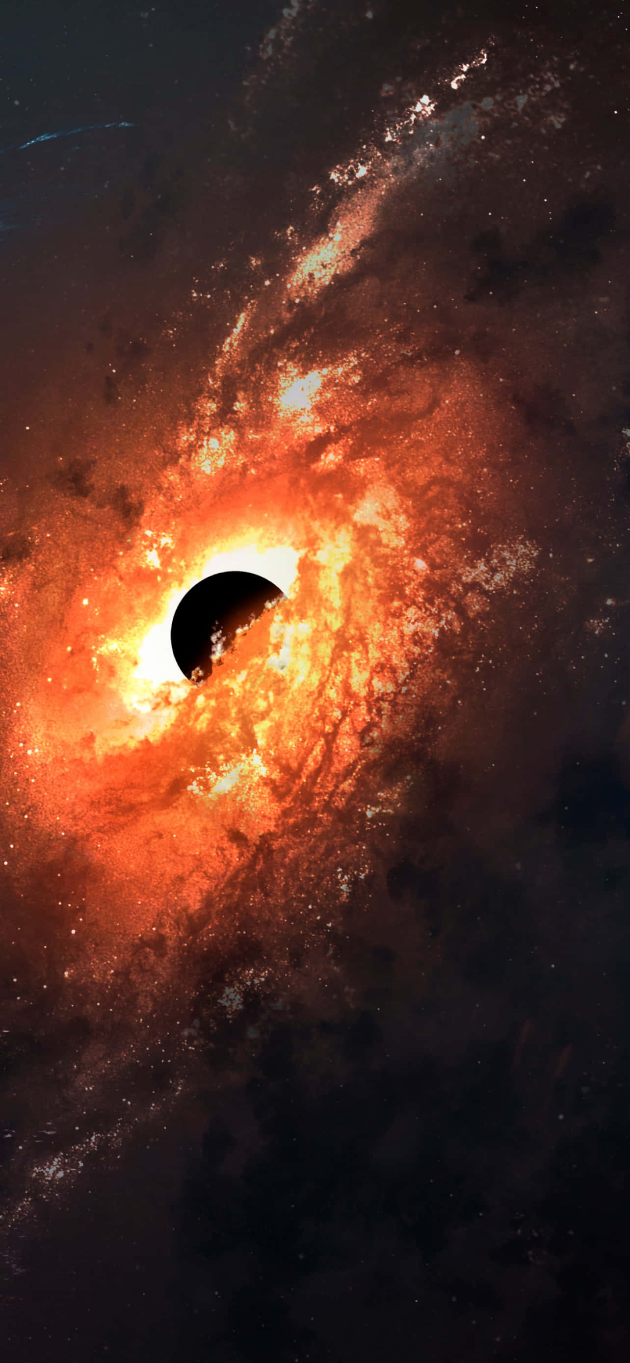 Black Hole background Wallpaper