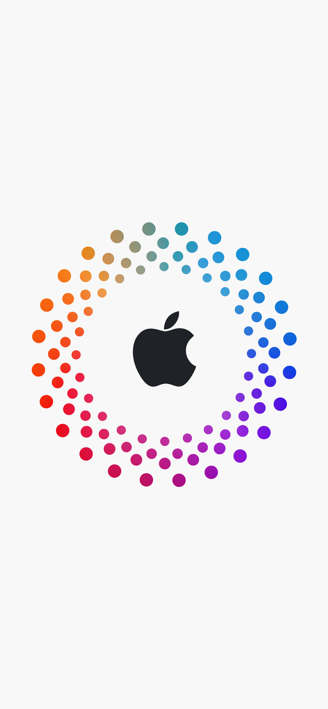 Black Logo With Dots Amazing Apple HD iPhone Wallpaper
