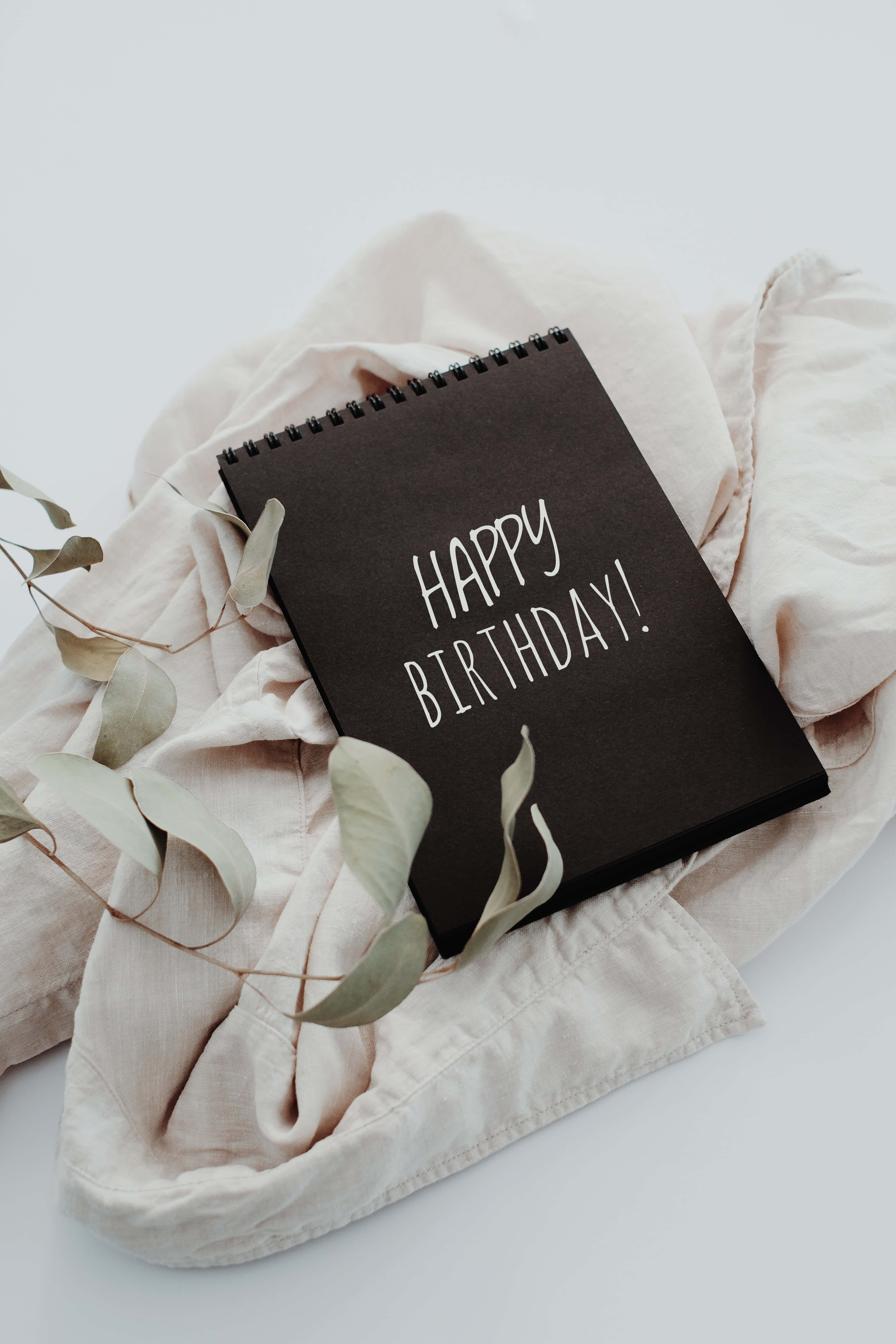 Black Note Happy Birthday Picture Wallpaper