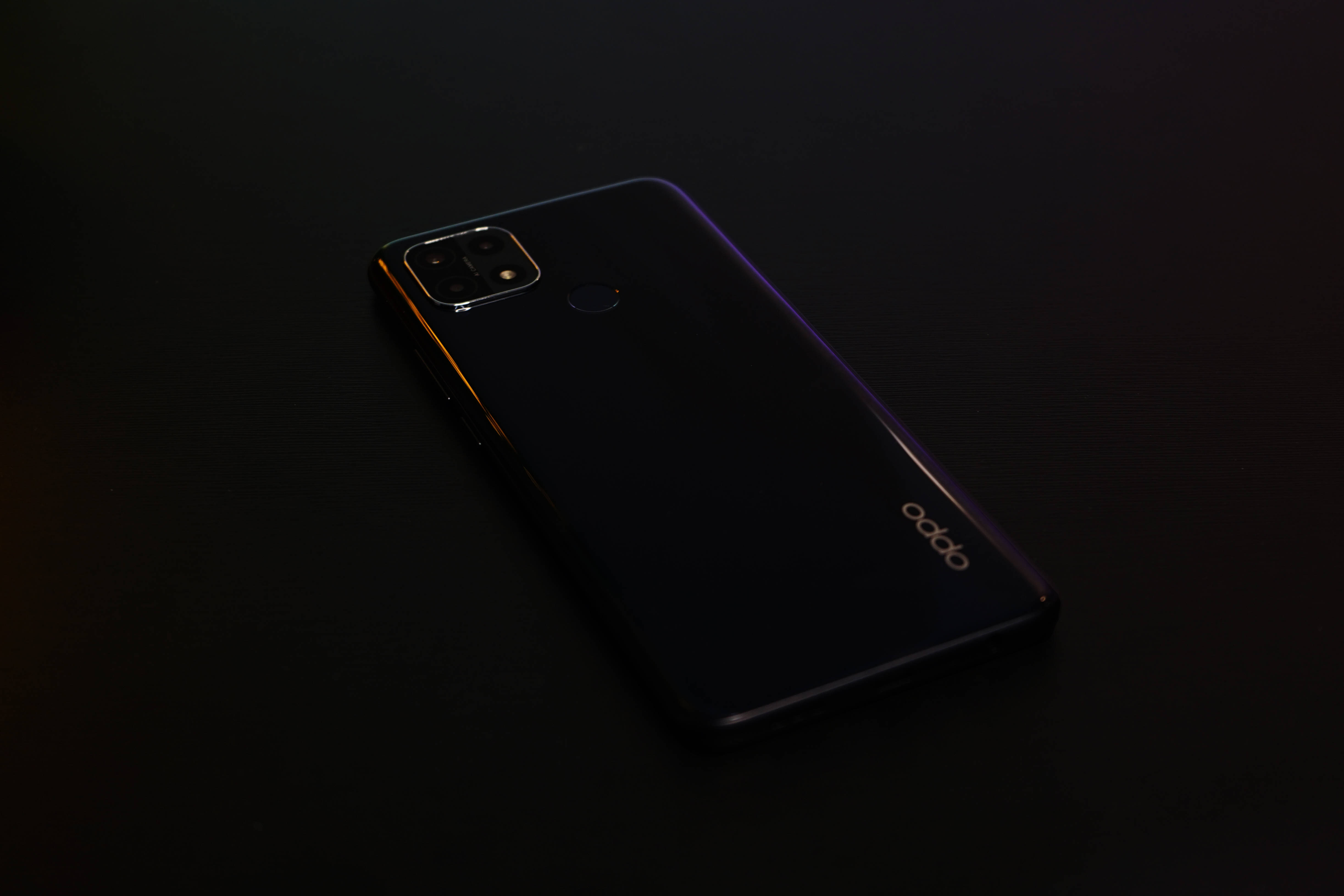 Black Oppo Smartphone Wallpaper