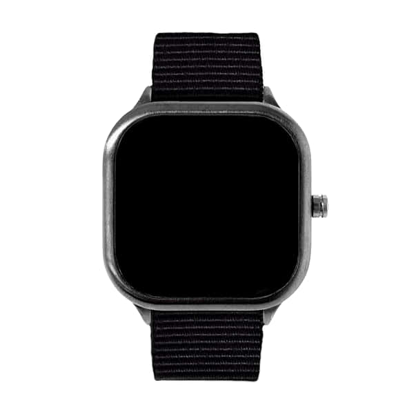 Black Smartwatch na Blank Screen Wallpaper