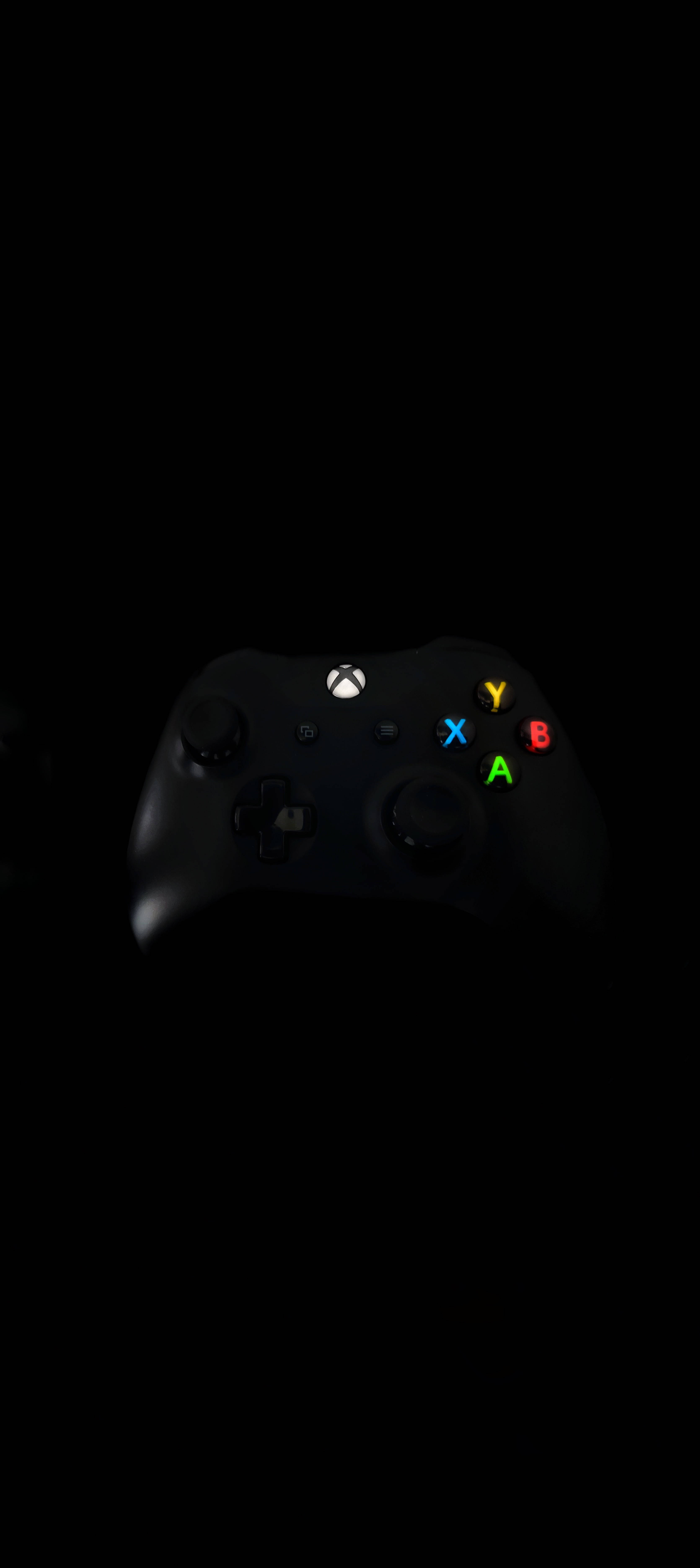 Black Xbox Controller 8K Phone Wallpaper