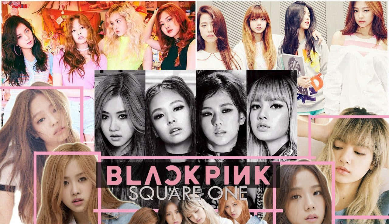 blackpink square one - collage ng mga babae Wallpaper