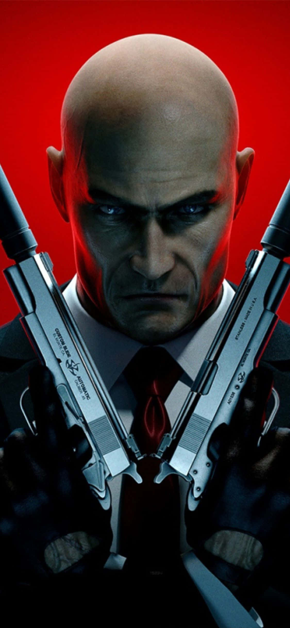 Sumabog sa Hitman Absolution gamit ang iyong iPhone X Wallpaper