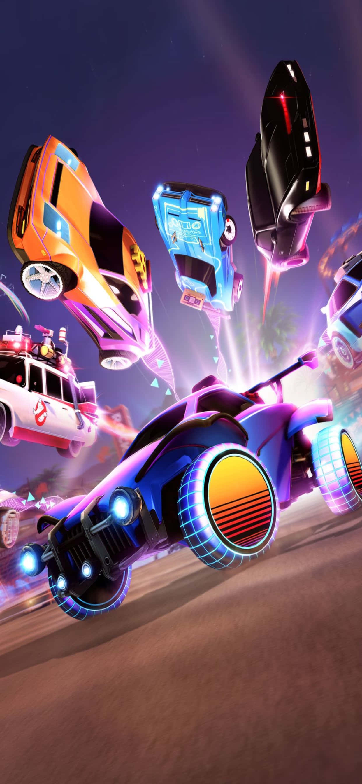 Blast off with the Ultimate Mobile Gaming Experience Wallpaper