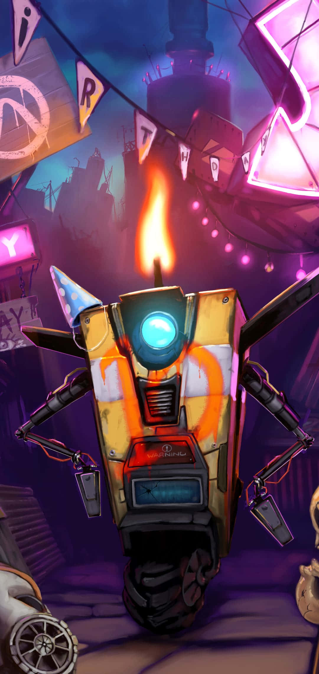 Sumabog sa mga Wasteland ng Pandora kasama ang epikong adventure ng Borderlands 3 sa makapangyarihang Google Pixel 3 XL. Wallpaper