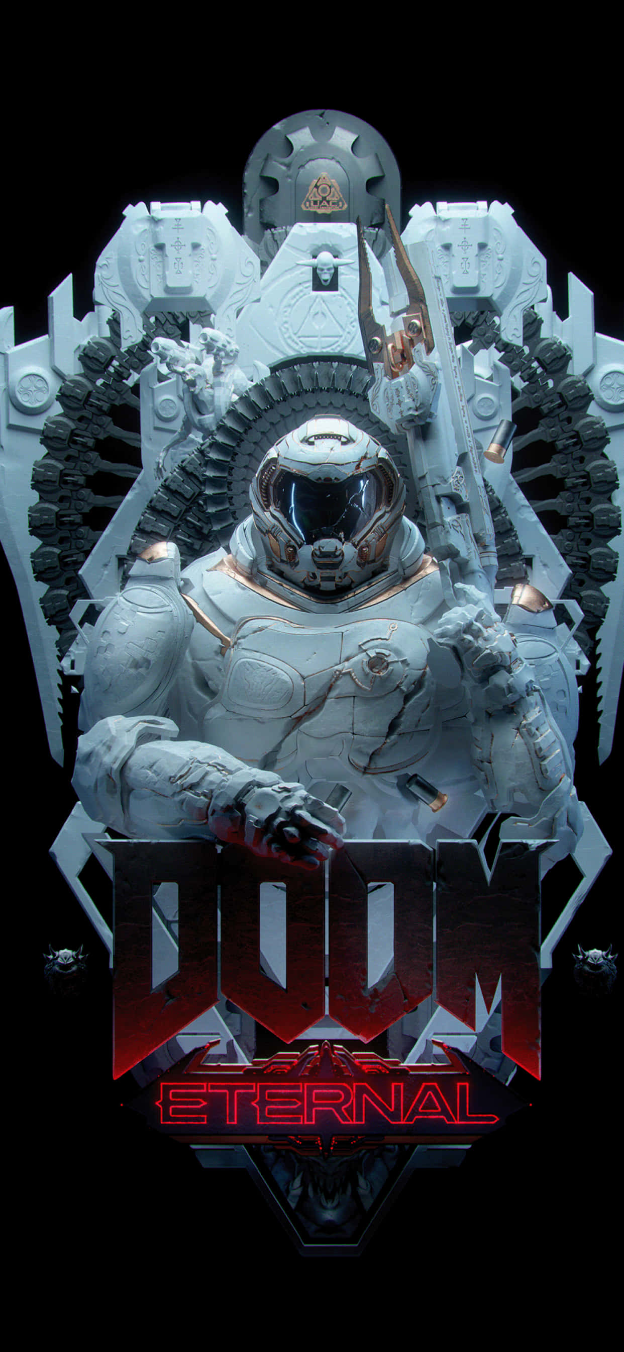 Blasting off with Google Pixel 3XL Doom Wallpaper