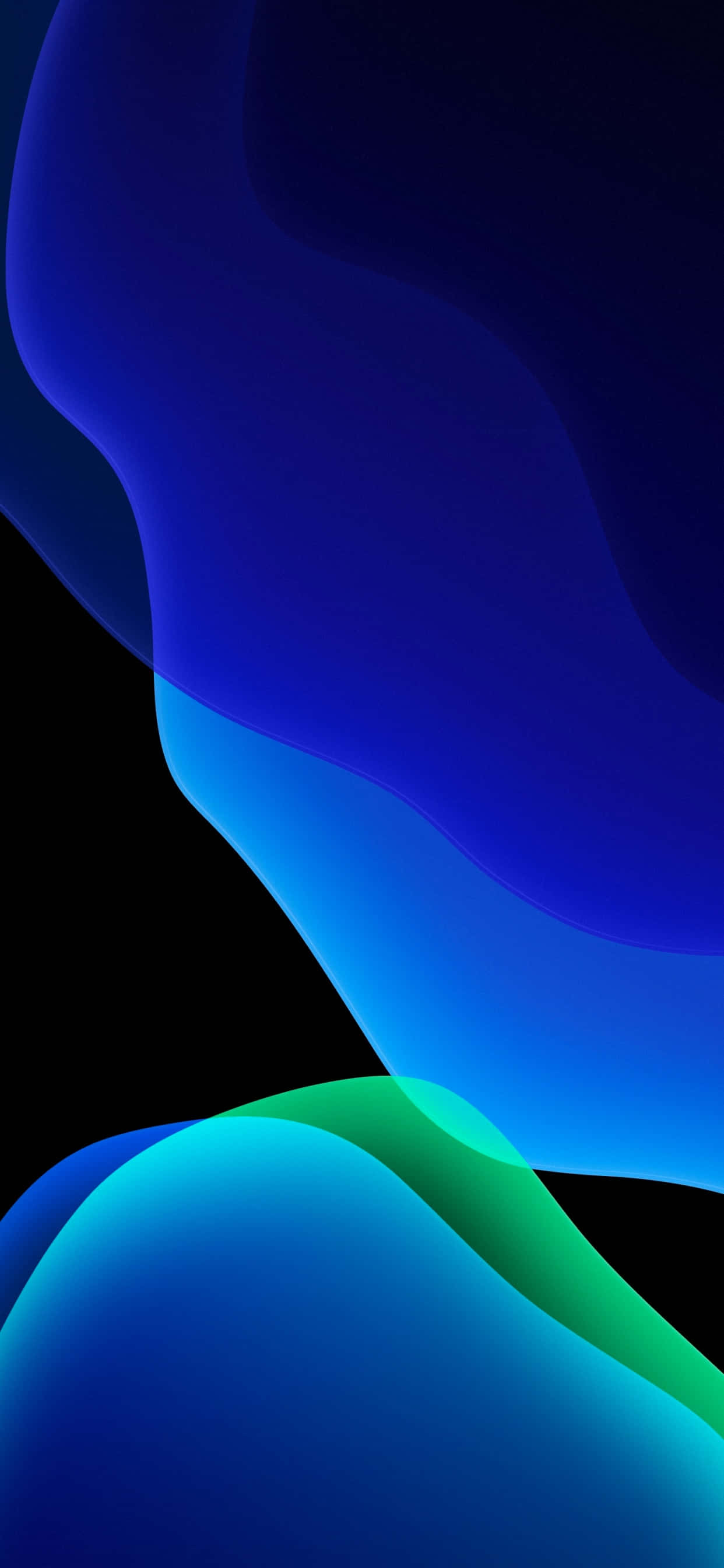 Blue And Black Pixel 3XL AMOLED Background Wallpaper