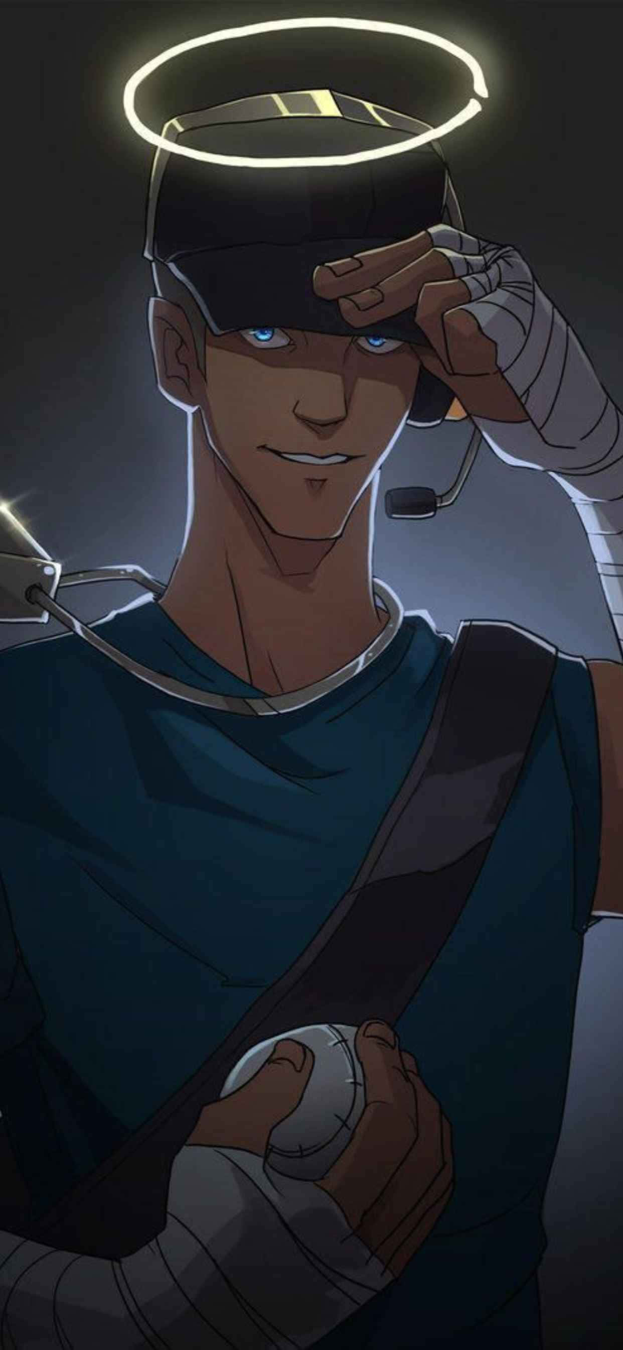 Blue Scout iPhone Xs Max Team Fortress 2 Background Wallpaper
