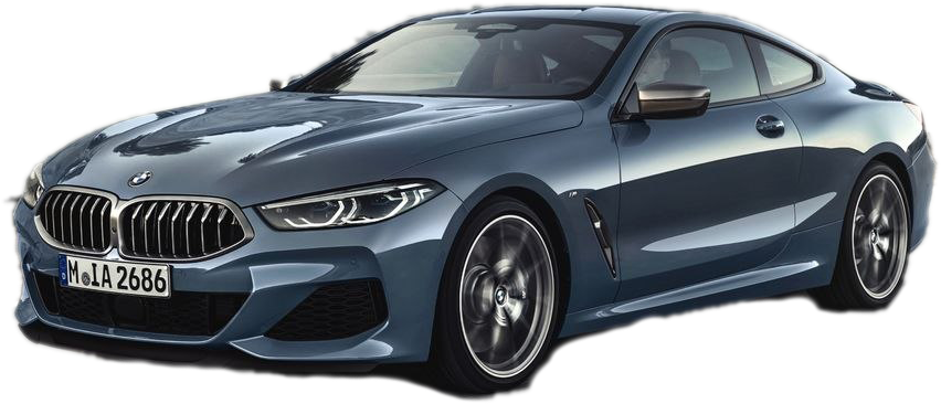 BMW 8 Series Coupe Side View Wallpaper