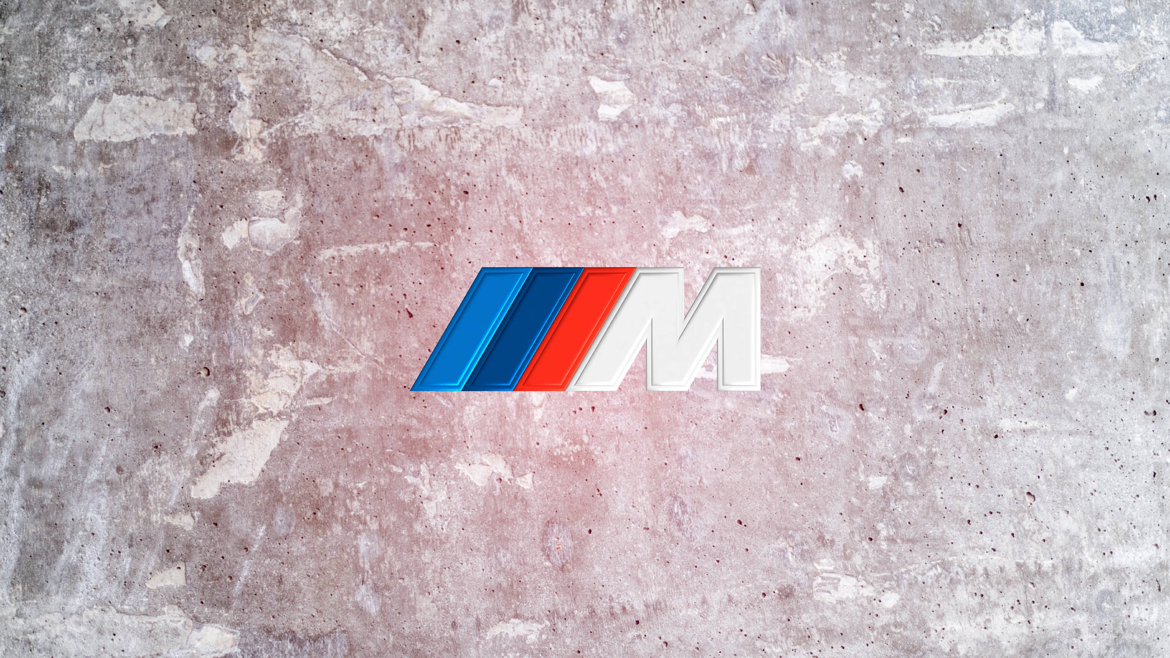 BMW M Logo sa Konkretong Tekstura Wallpaper