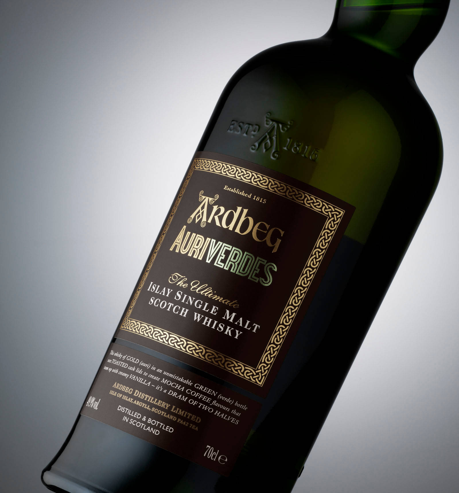 Bote ng Ardbeg Auriverdes Whisky Wallpaper