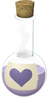 Bote ng Love Potion Wallpaper