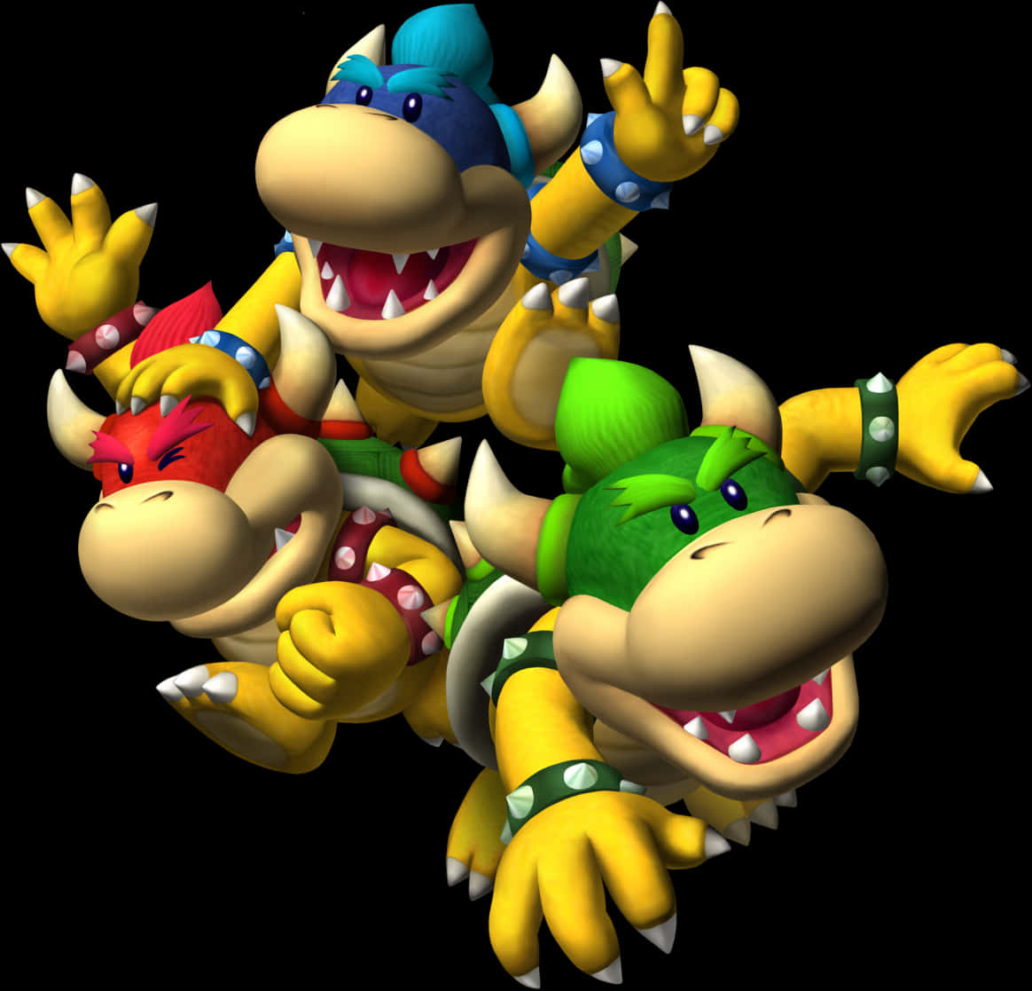 Bowser at ang mga Koopaling: Mga Animated na Tauhan Wallpaper