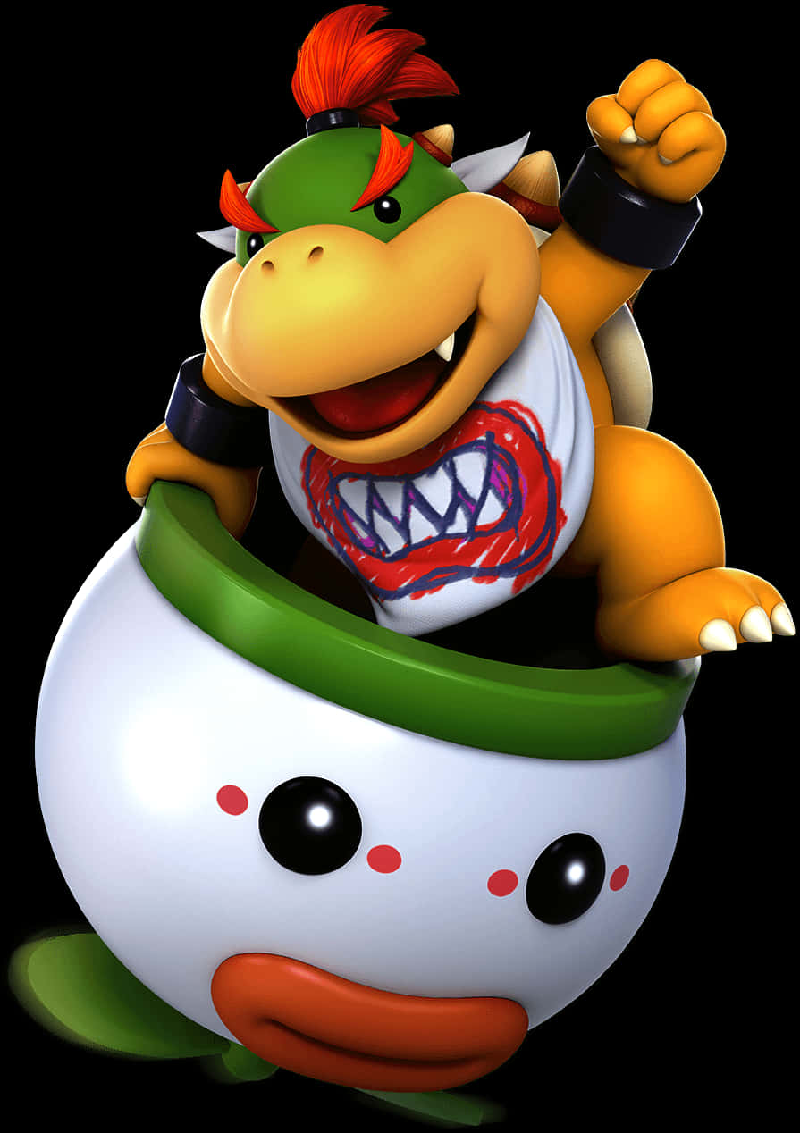 Bowser Jr. sa Koopa Claw Car Wallpaper
