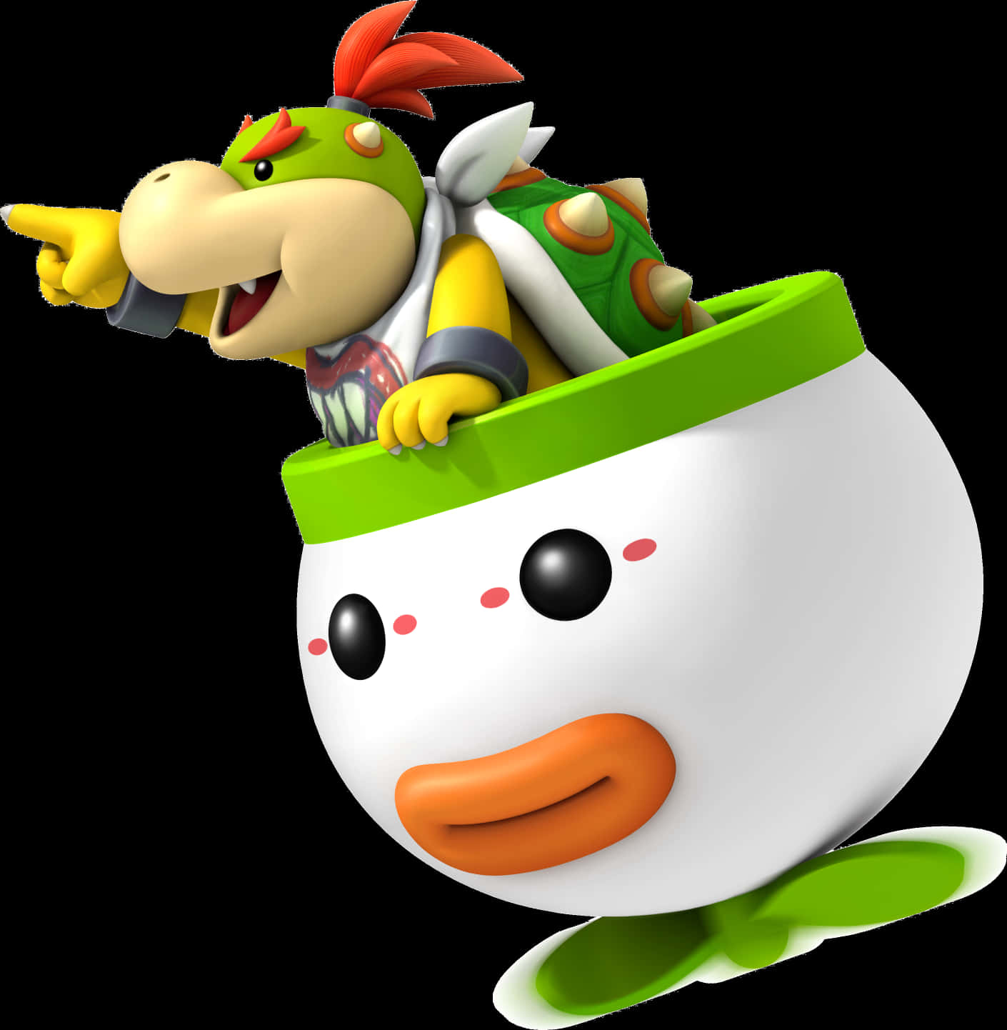 Bowser Jr. sa Koopa Clown Car Wallpaper