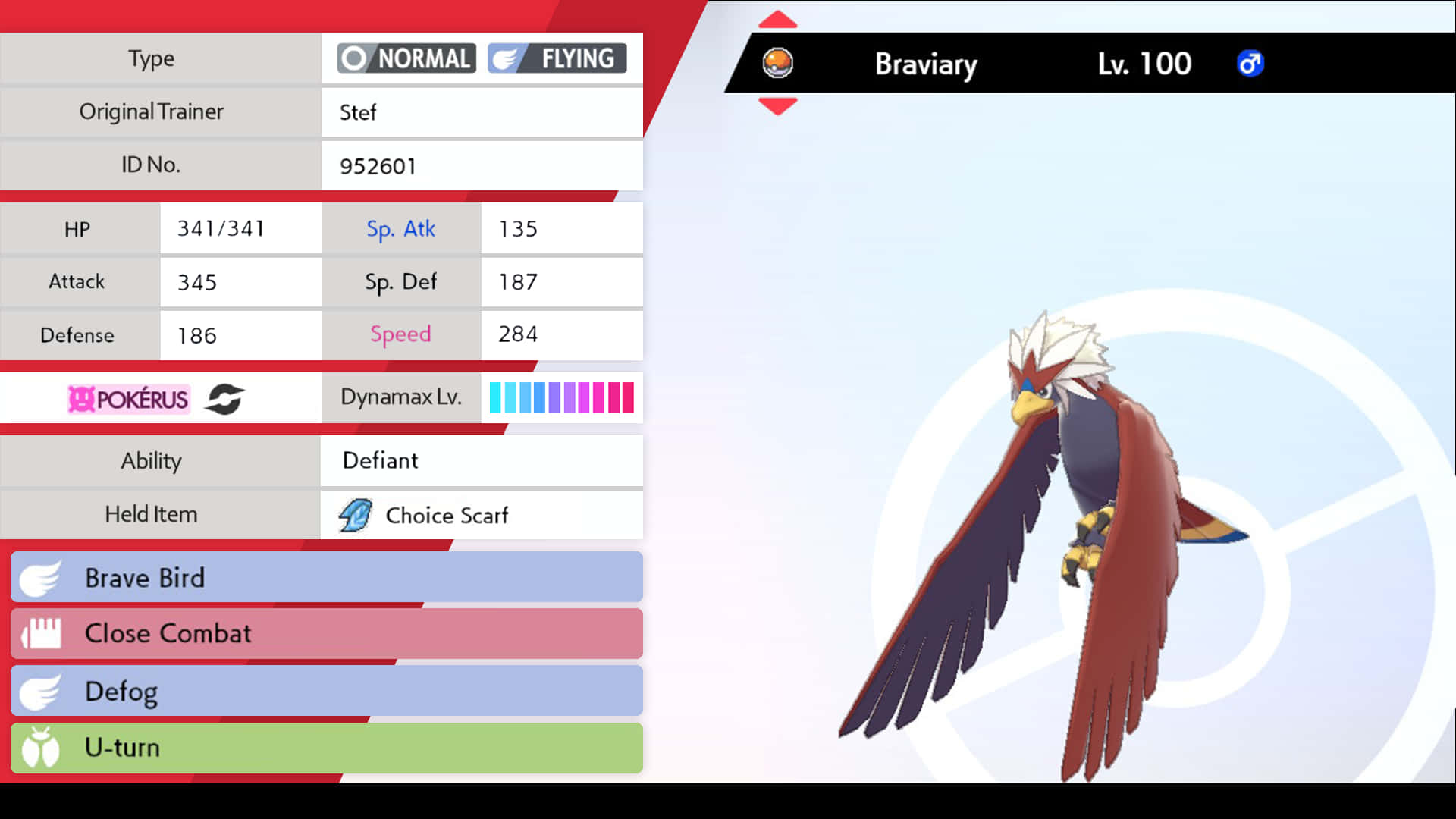 Braviary Level 100 Wallpaper