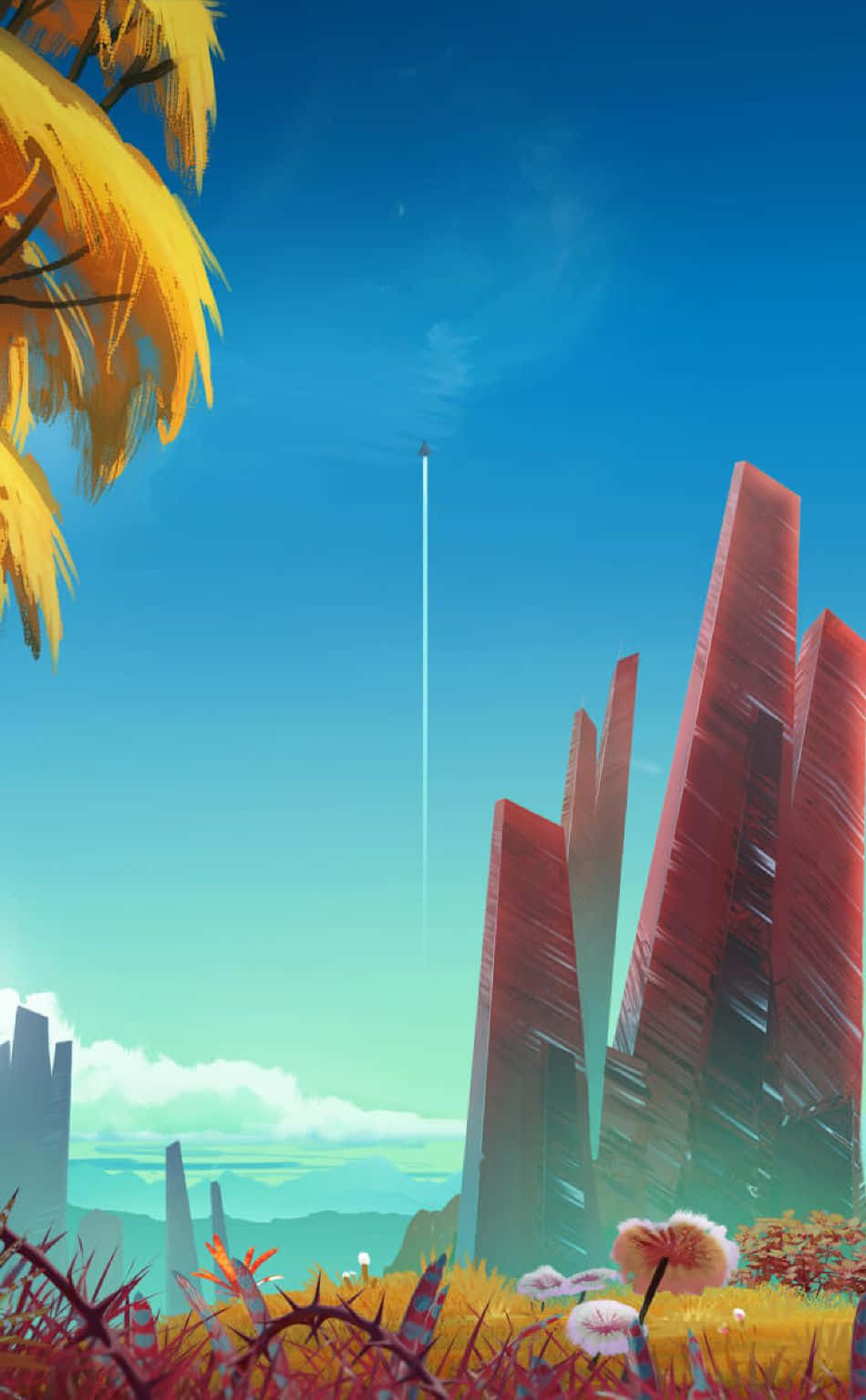 Break Through The Final Frontier Sa Iyong No Man's Sky Phone Wallpaper