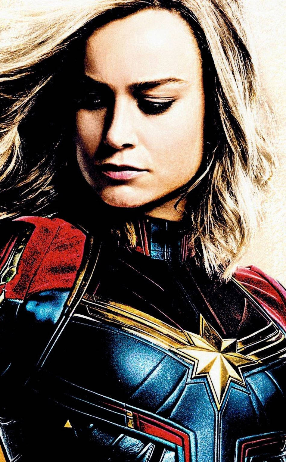 Brie Larson Captain Marvel iPhone Wallpaper
