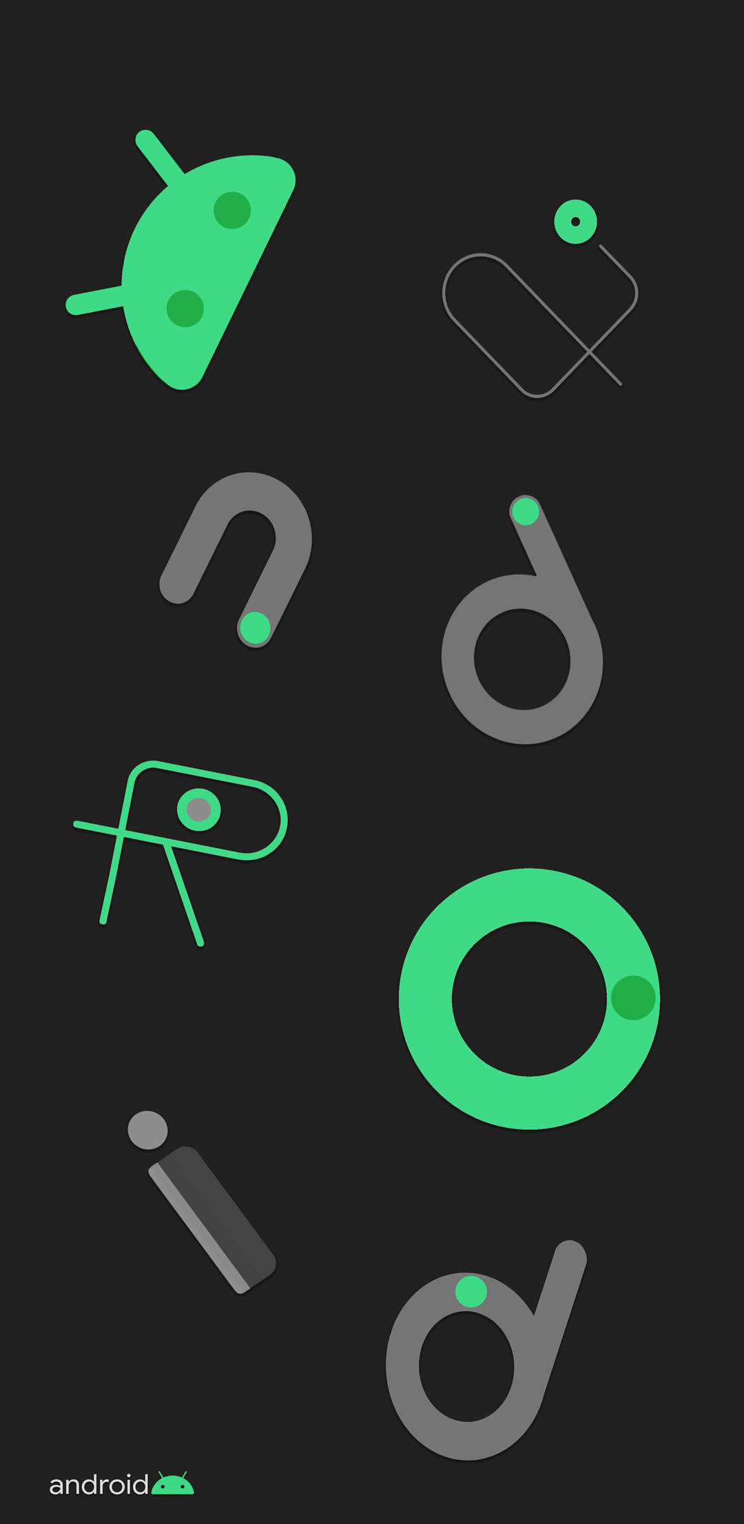 "Pasilagin ang iyong araw kasama ang leaked Android 10 wallpaper ng Pixel 4!" Wallpaper