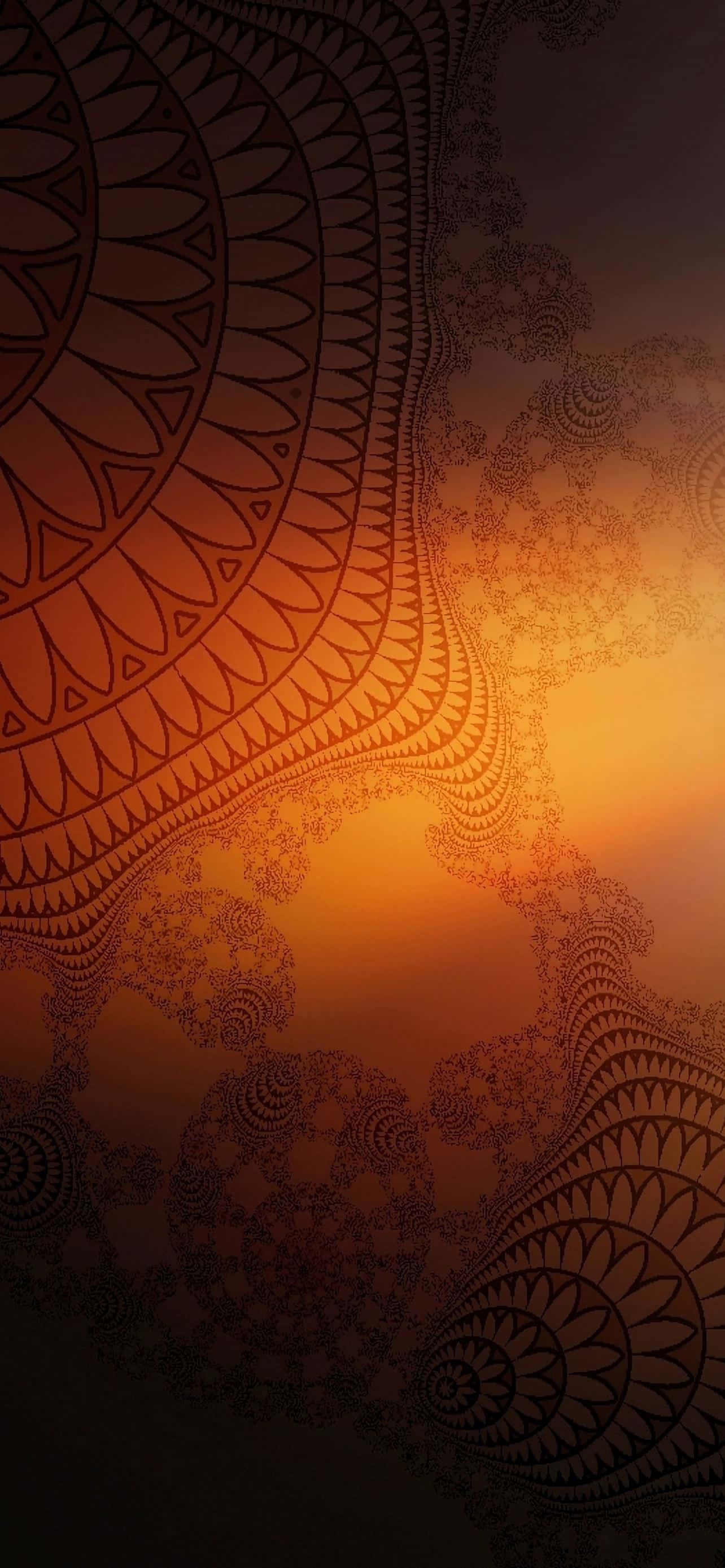 Bronse Tribal Pattern Wallpaper