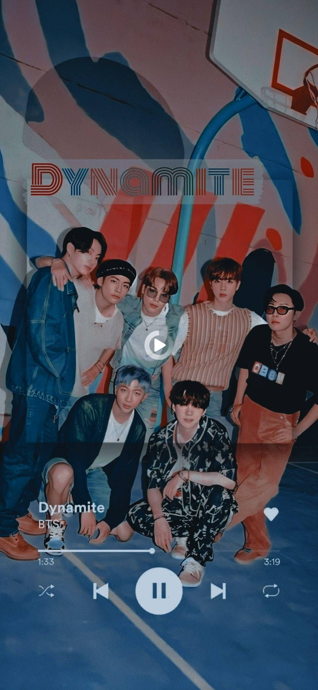 BTS 2021 Dynamite Naglalaro Wallpaper