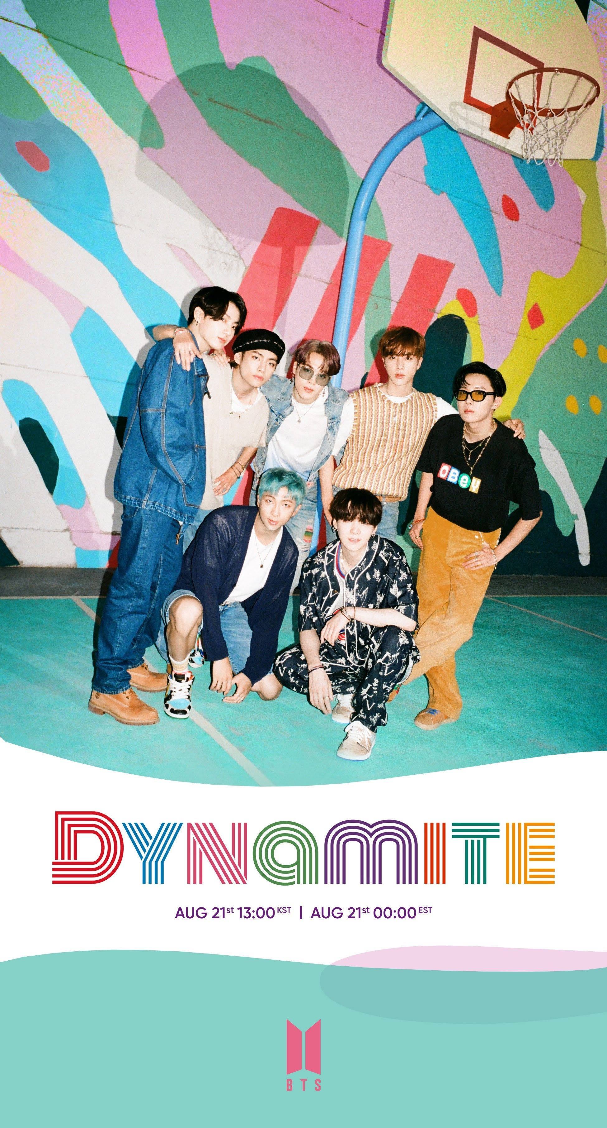 BTS Dynamite Opisyal na Petsa ng Paglabas Wallpaper