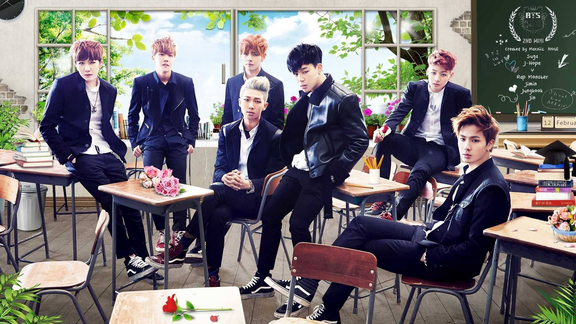 BTS - Lumalaking Paghanga sa Pinakamahusay na Boyband Wallpaper