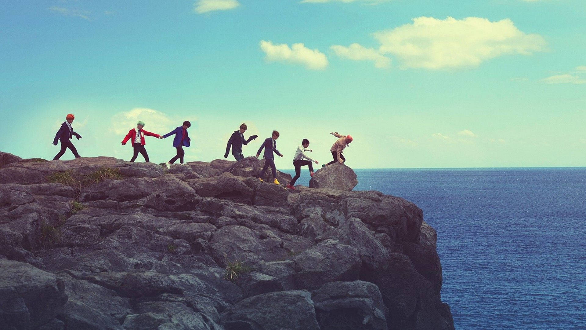 BTS Sa Bangin Desktop Wallpaper